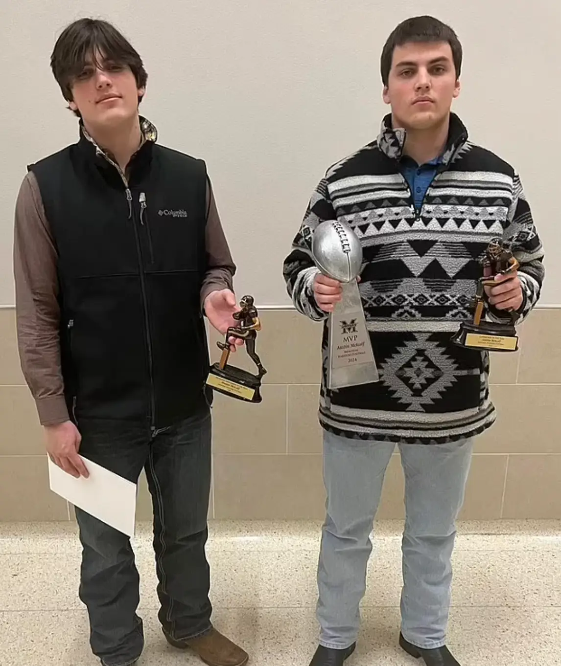 The High School student was aiming to get scouted to play College Football (Facebook)