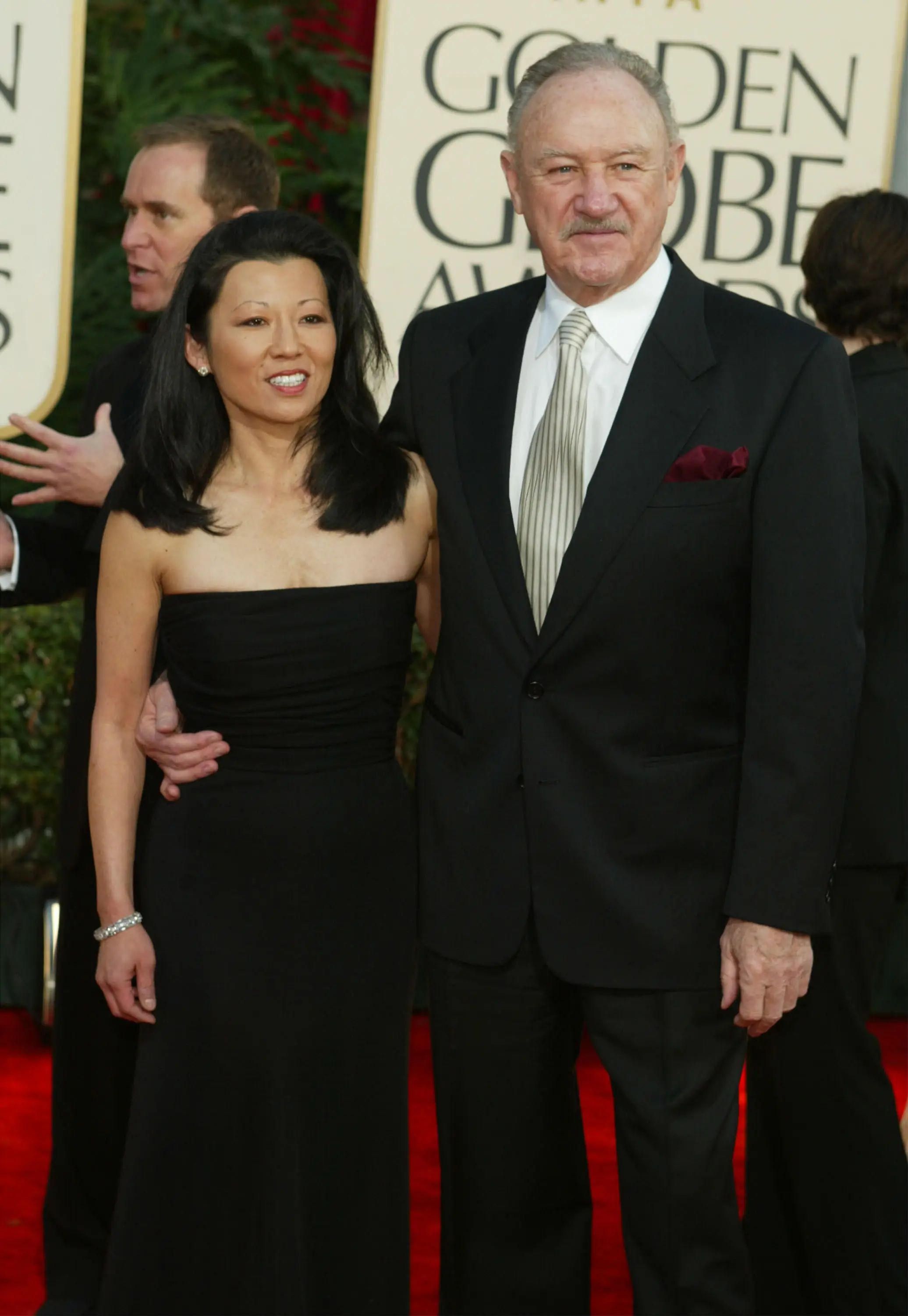 Hackman and Arakawa pictured in 2003 (Kevin Winter/Getty Images)