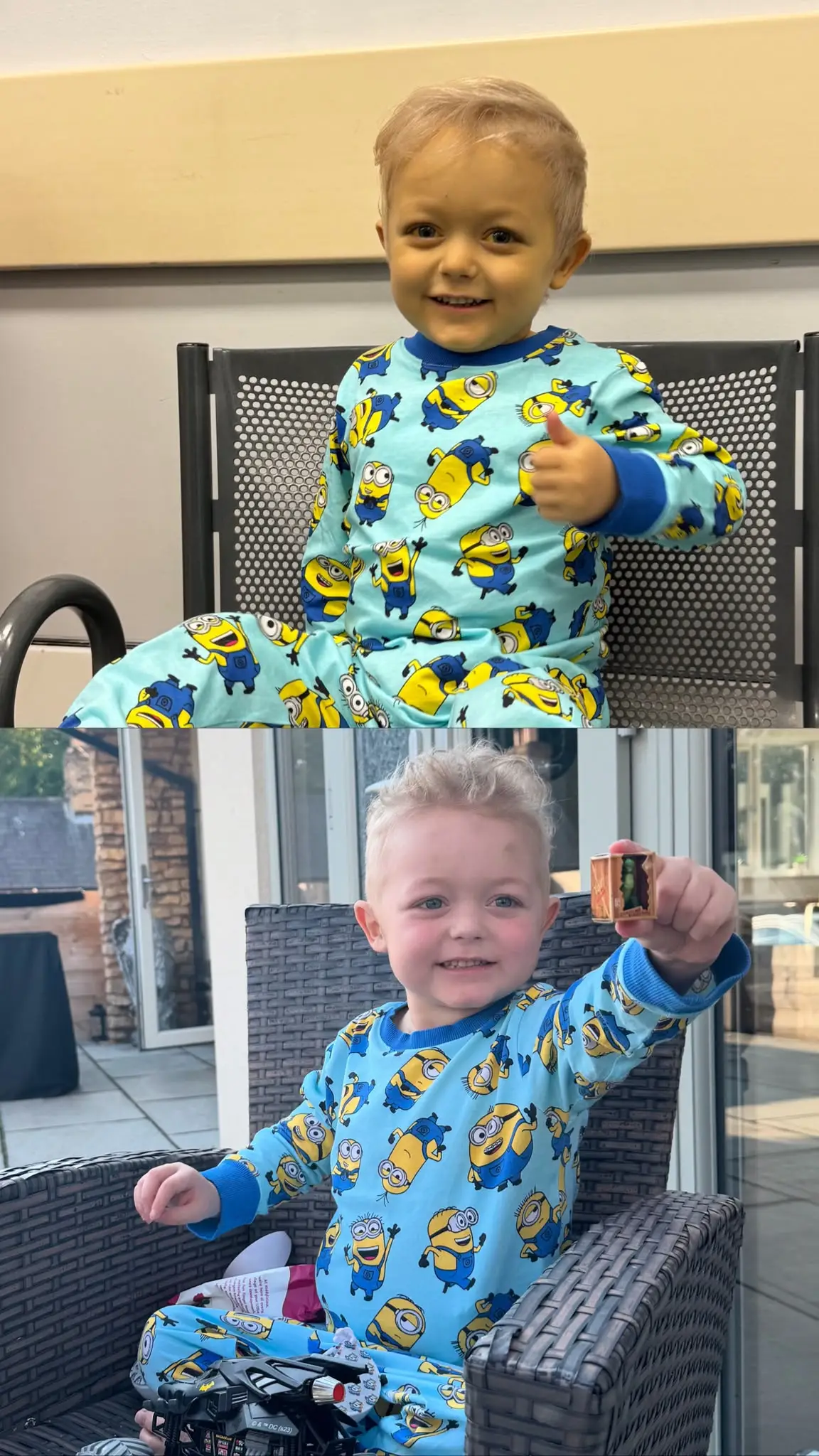 The youngster has been given 'a second chance' thanks to the transplant (Family Handout/PA Wire)