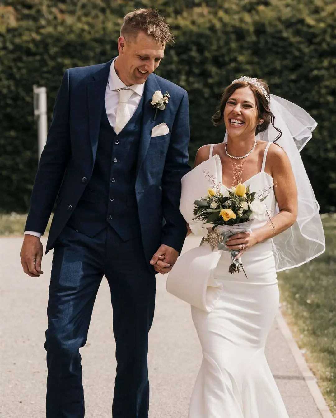 Gemma and Ken's big day was blighted by her sister-in-law amid a long-running family feud (Cover Images)