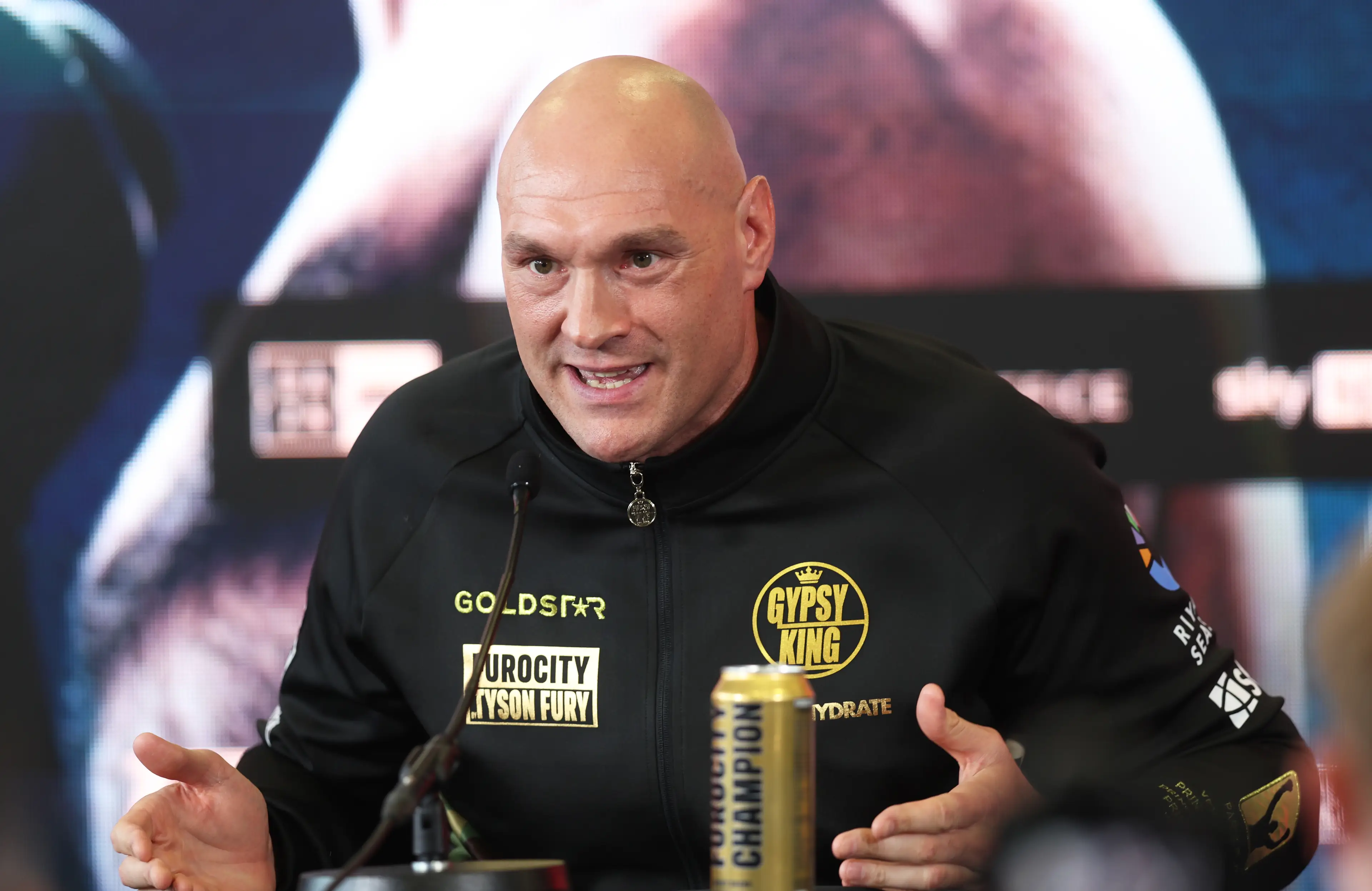 Tyson Fury has paid tribute to Sherif Lawal. (Nathan Stirk/Getty Images)