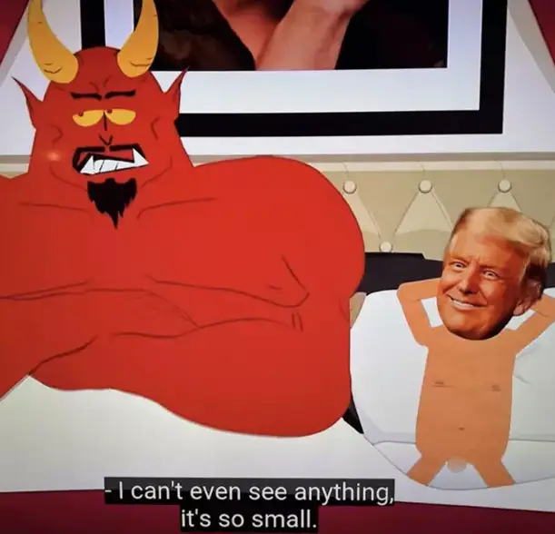 The episode parodies Trump (Paramount/Comedy Central)