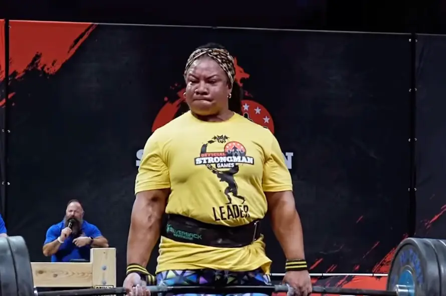British weightlifter Andrea Thompson took the title home after the disqualification (Instagram/officialstrongman_)