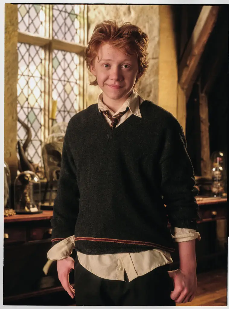 Rupert Grint on the set of the film Harry Potter and The Goblet of Fire (Murray Close/ Getty Images)