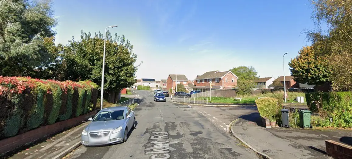 Becket Road was the scene of the evacuation