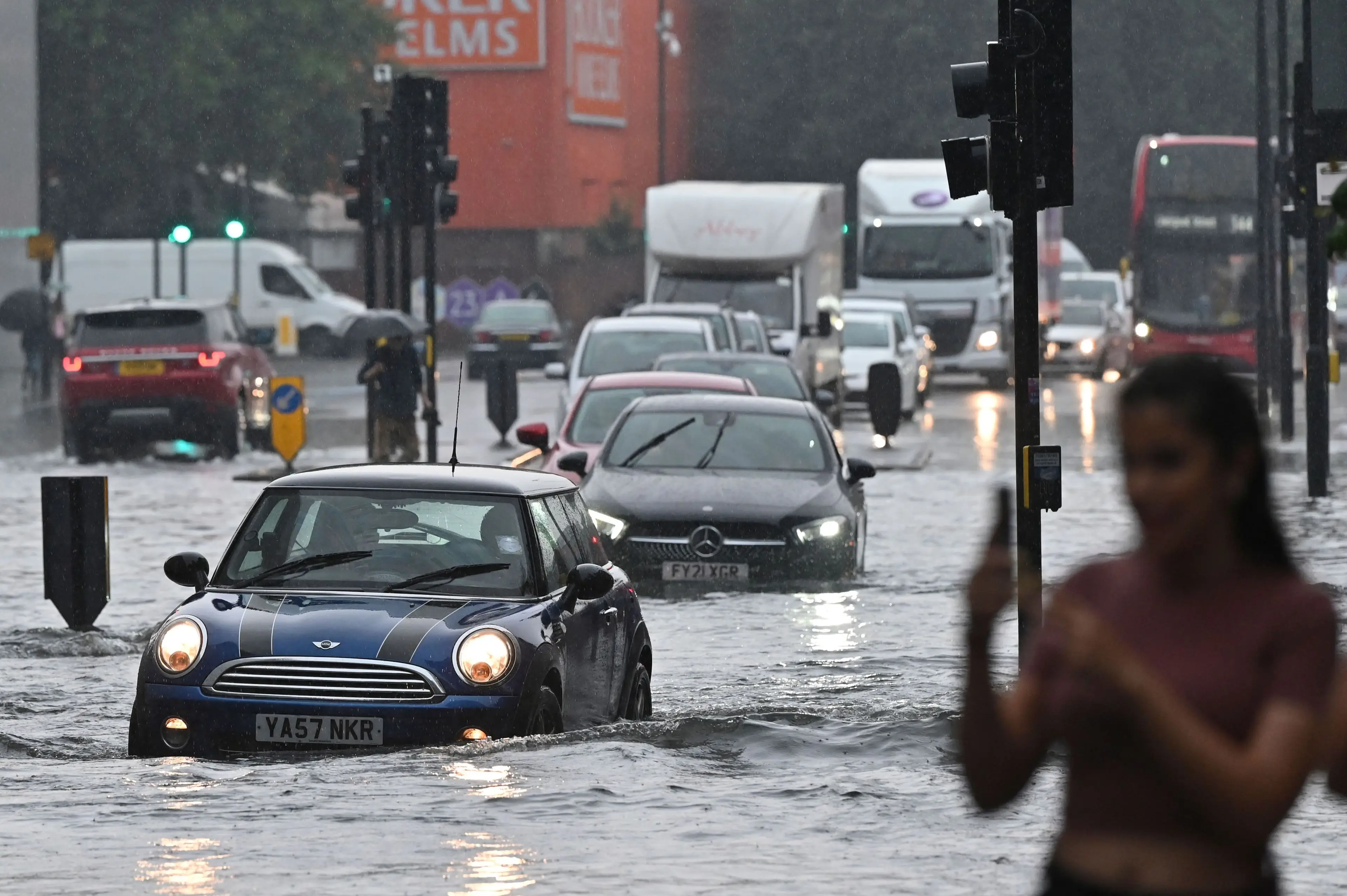 Flooding is expected in some areas (JUSTIN TALLIS/AFP via Getty Images)