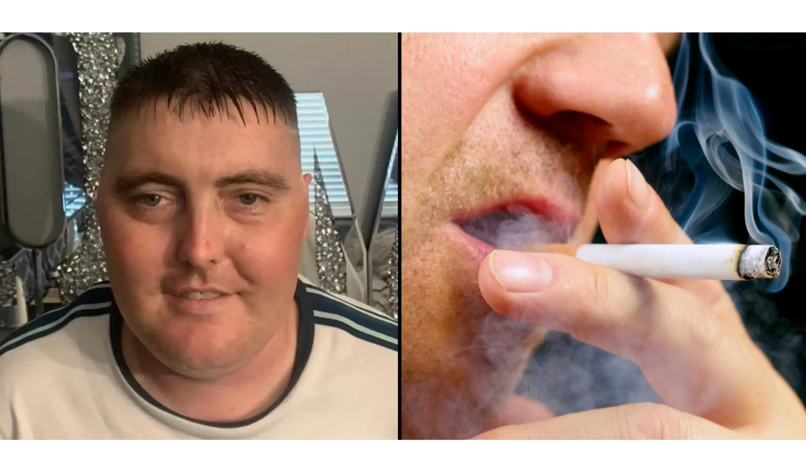 Dad who started smoking aged nine and had 20 cigarettes a day has double lung transplant