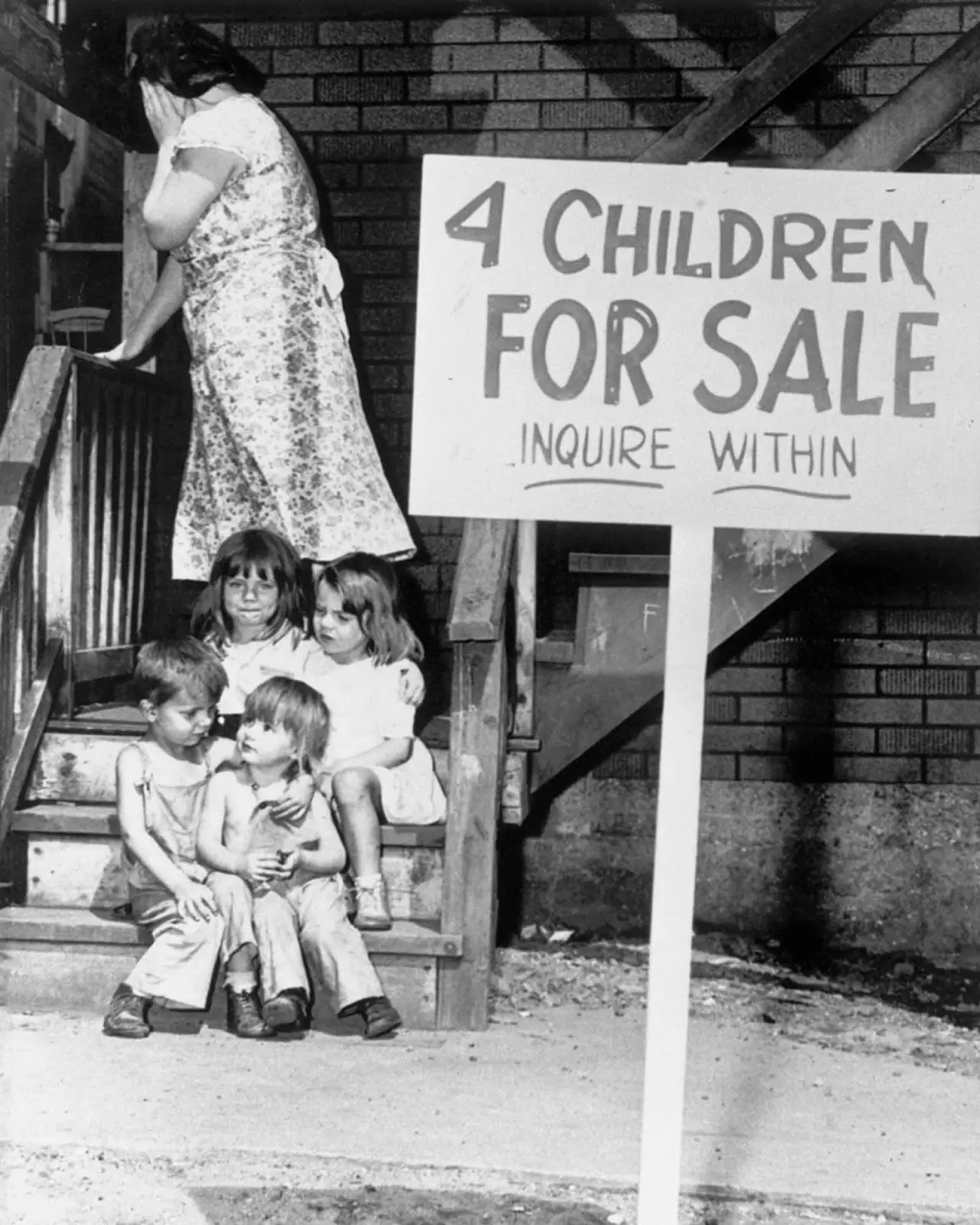 These four children were sold, as was the as yet unborn child in his mother's womb (Bettmann/CORBIS)