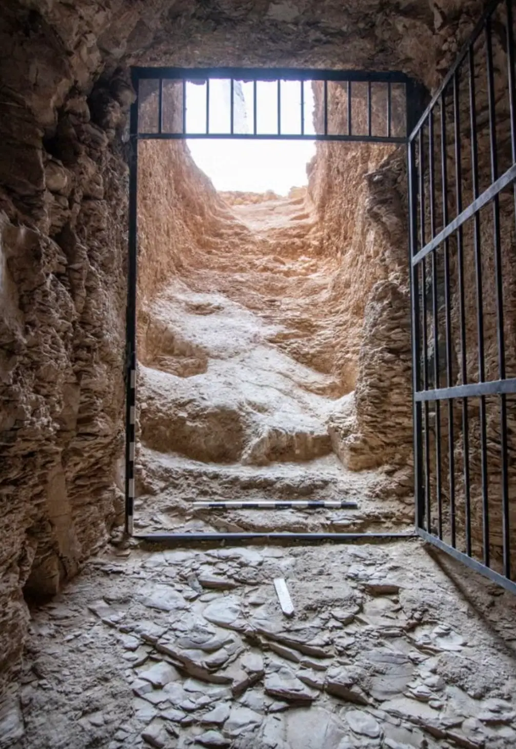 The entrance to the tomb (PA Wire)