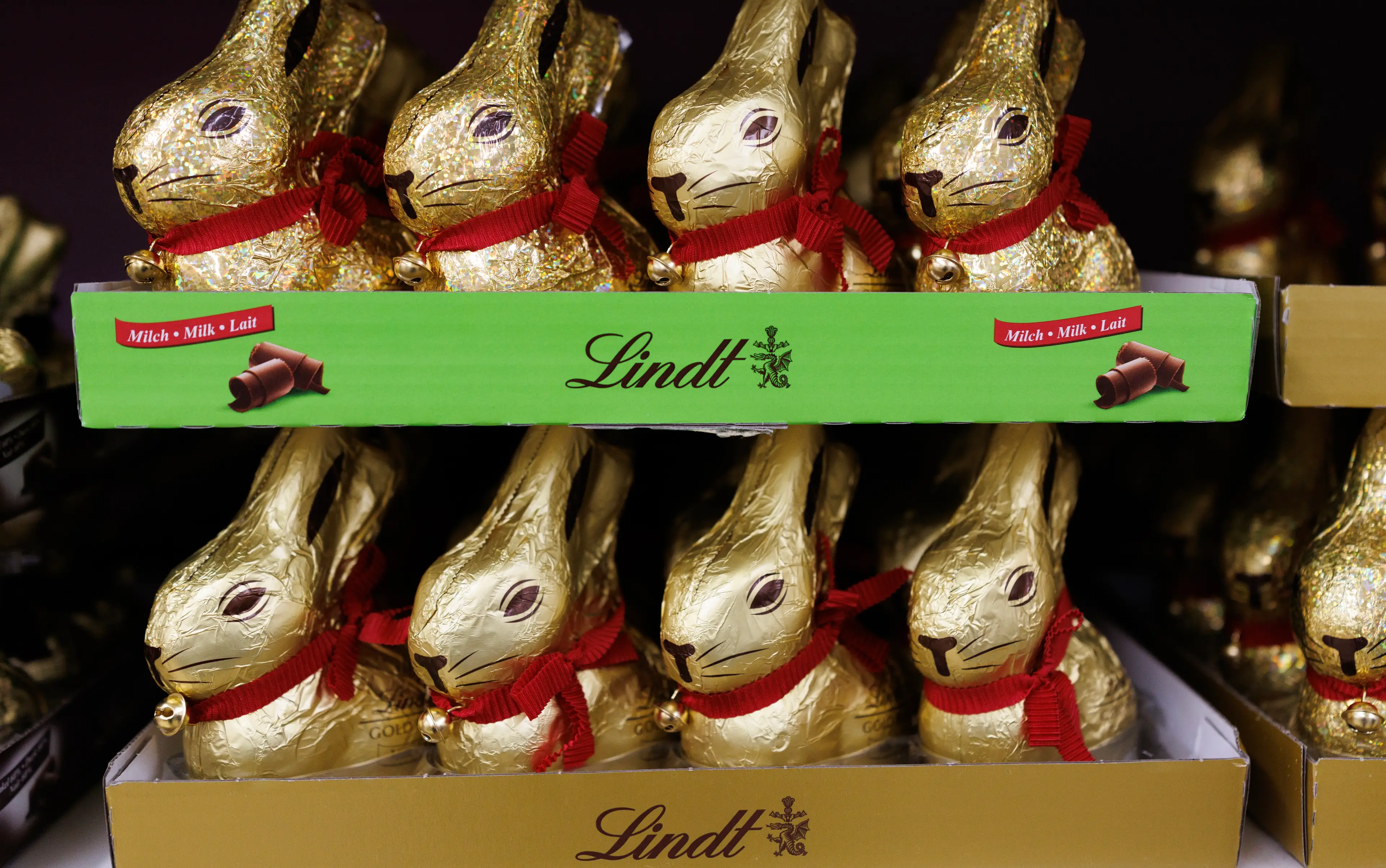 The man was allegedly trying to loot Lindt chocolate Easter eggs when Smith intervened (Dan Kitwood/Getty Images)