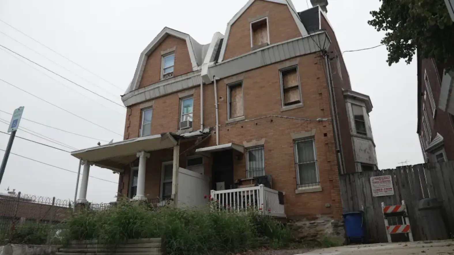 The exterior of the house (NBC 10)