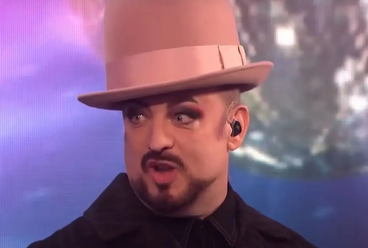 Boy George on Saturday Night Takeaway in Apirl.