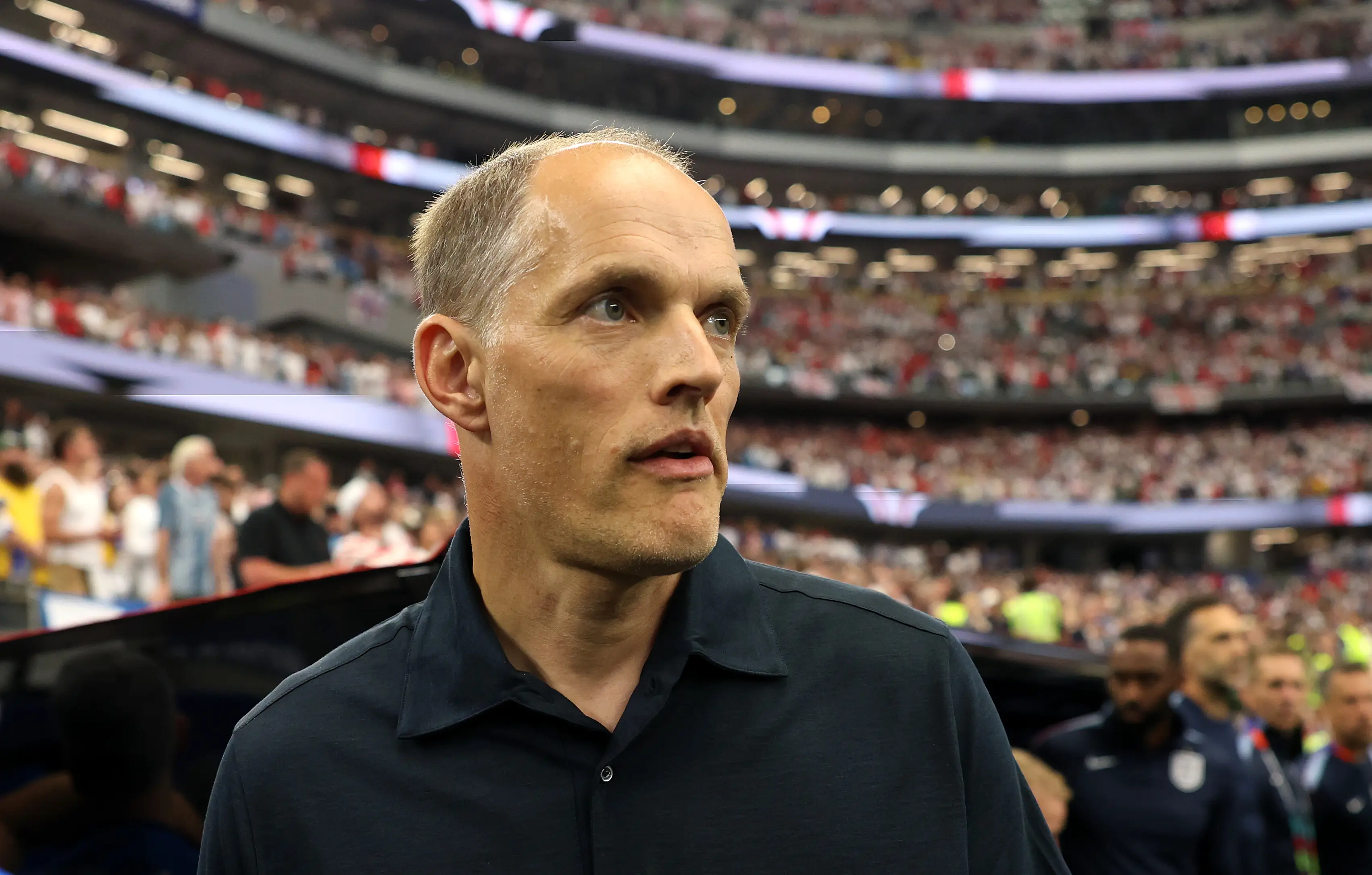 Thomas Tuchel didn't sing the national anthem ahead of England's first game in Texas (Maja Hitij - FIFA/FIFA via Getty Images)