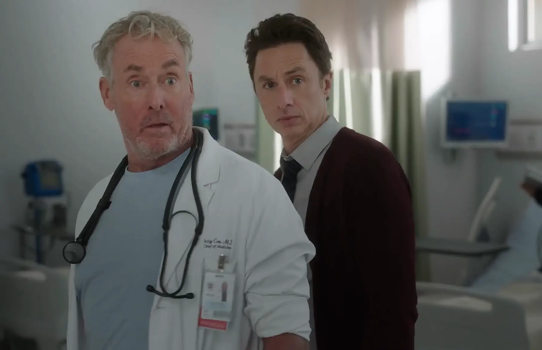 Dr Cox is returning, but where's the janitor? (ABC)