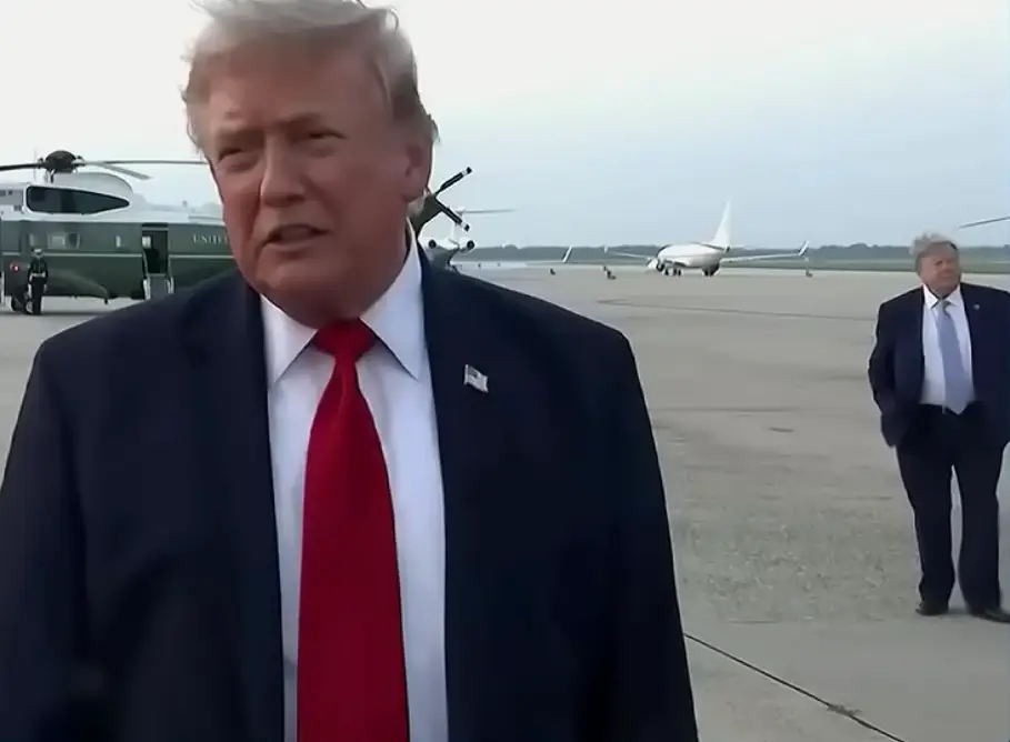 Stewart joked that it was a 'back-up Trump' (YouTube/The Daily Show)