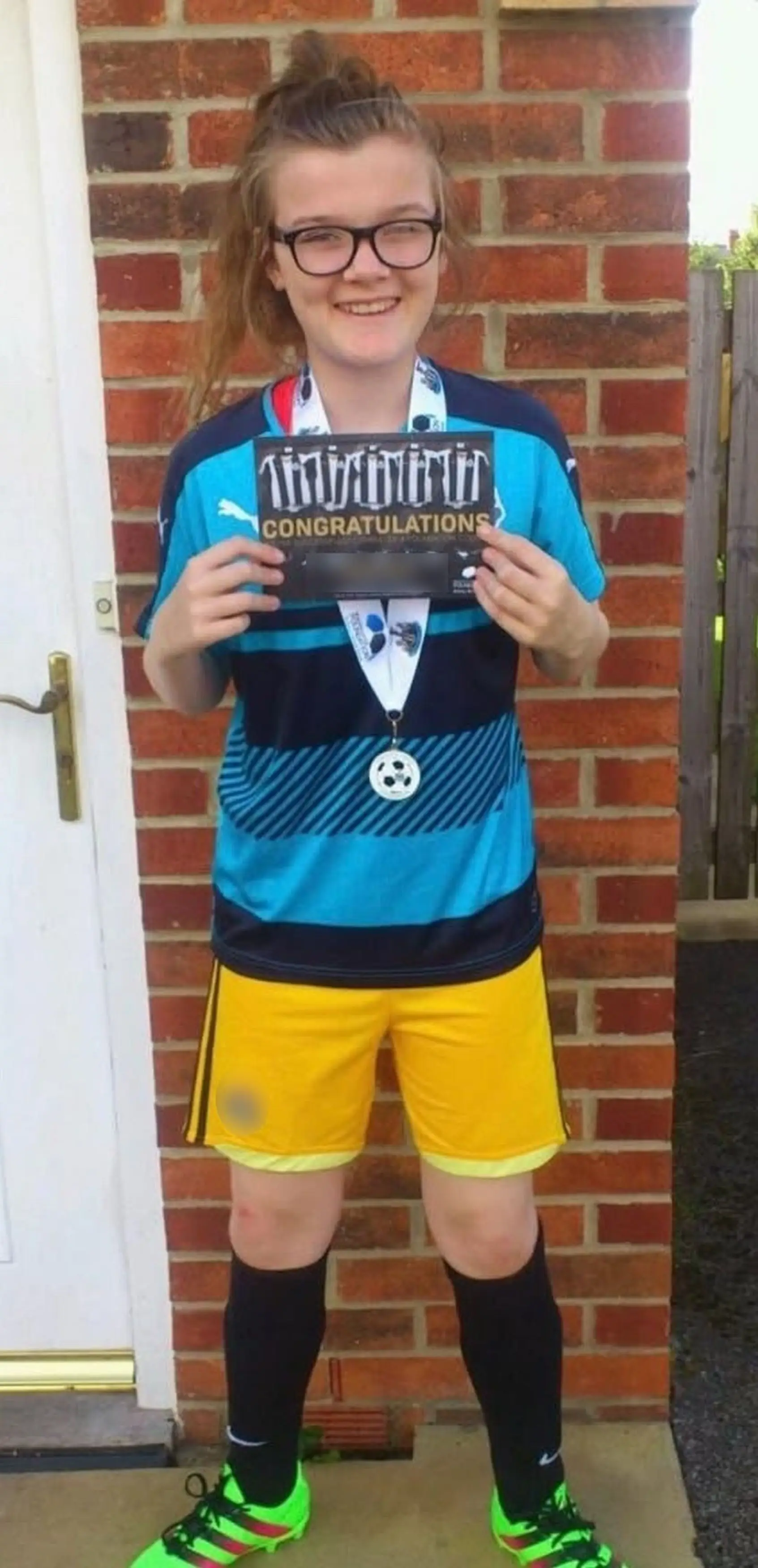 Grace Turnbull loved to play football (Kennedy News and Media)