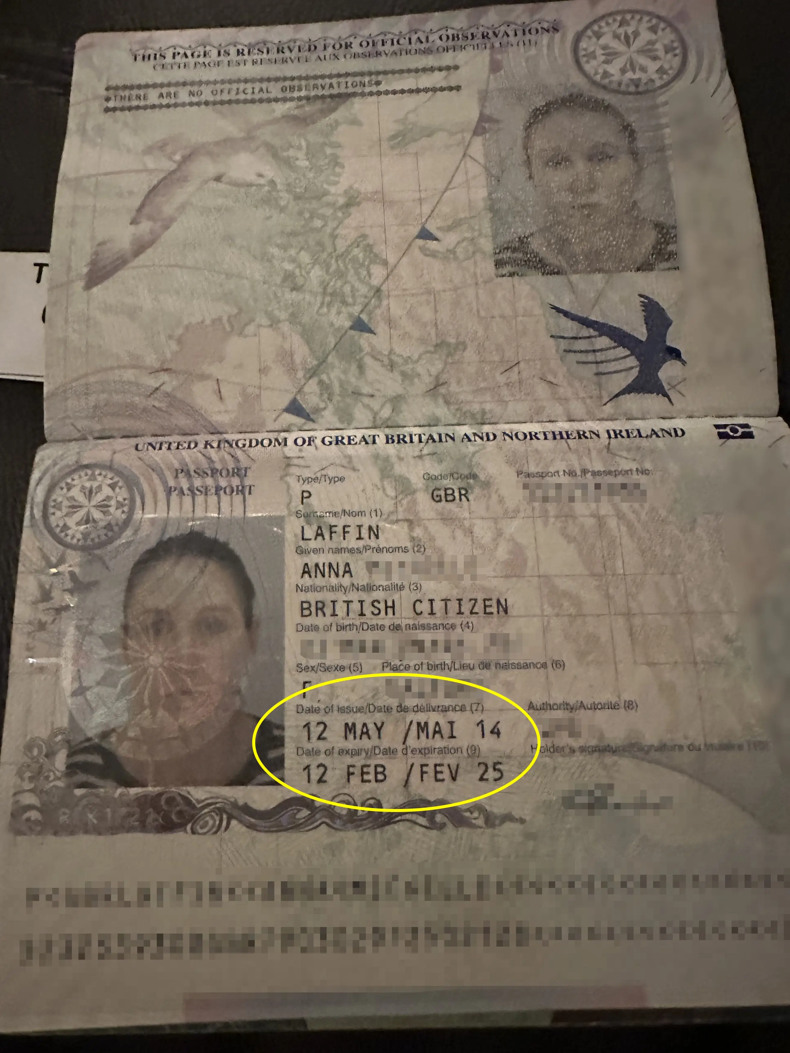 Her passport was issued in May 2014 (Kennedy News and Media)