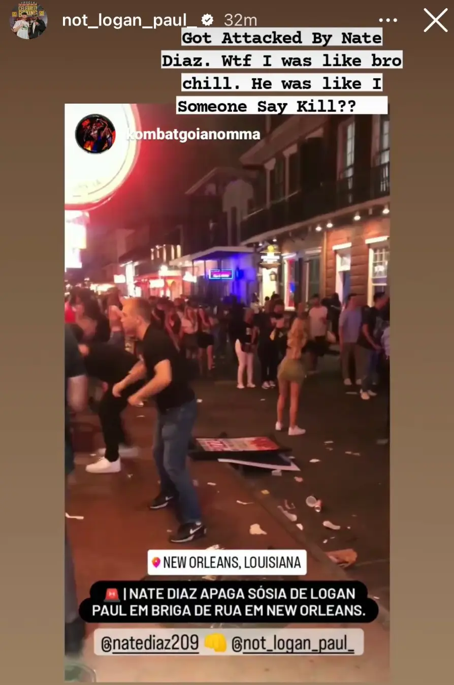 Petersen revealed what he said to Diaz before getting choked out.