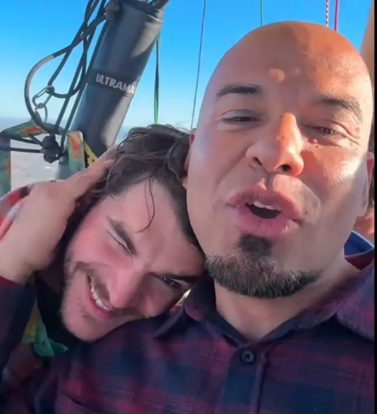 The actor met up with Luis Moncada in the days leading up to his death (TikTok/Luis Moncada)