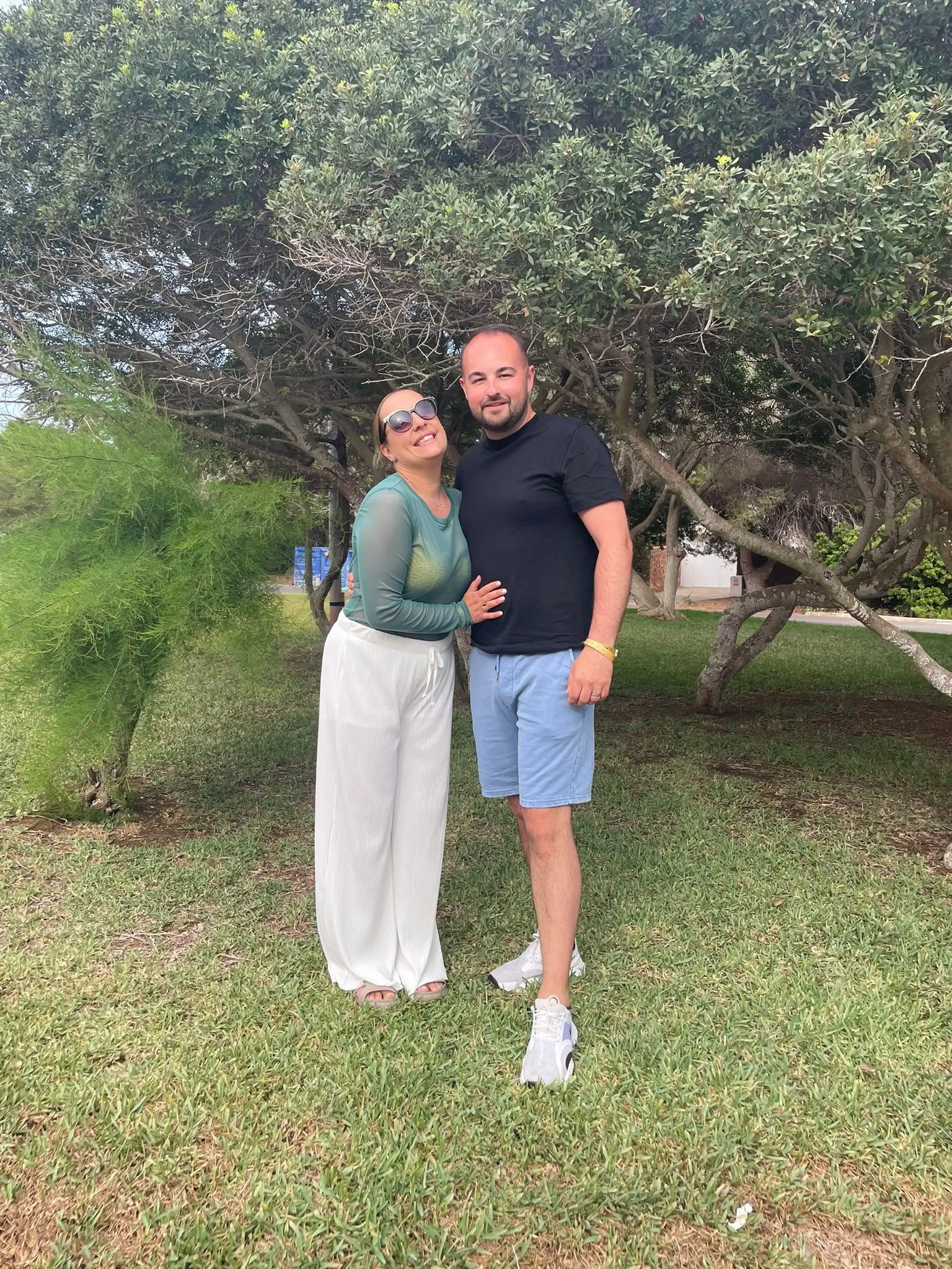 Nadia and her husband Nathan in Spain (Collect / PA Real Life)