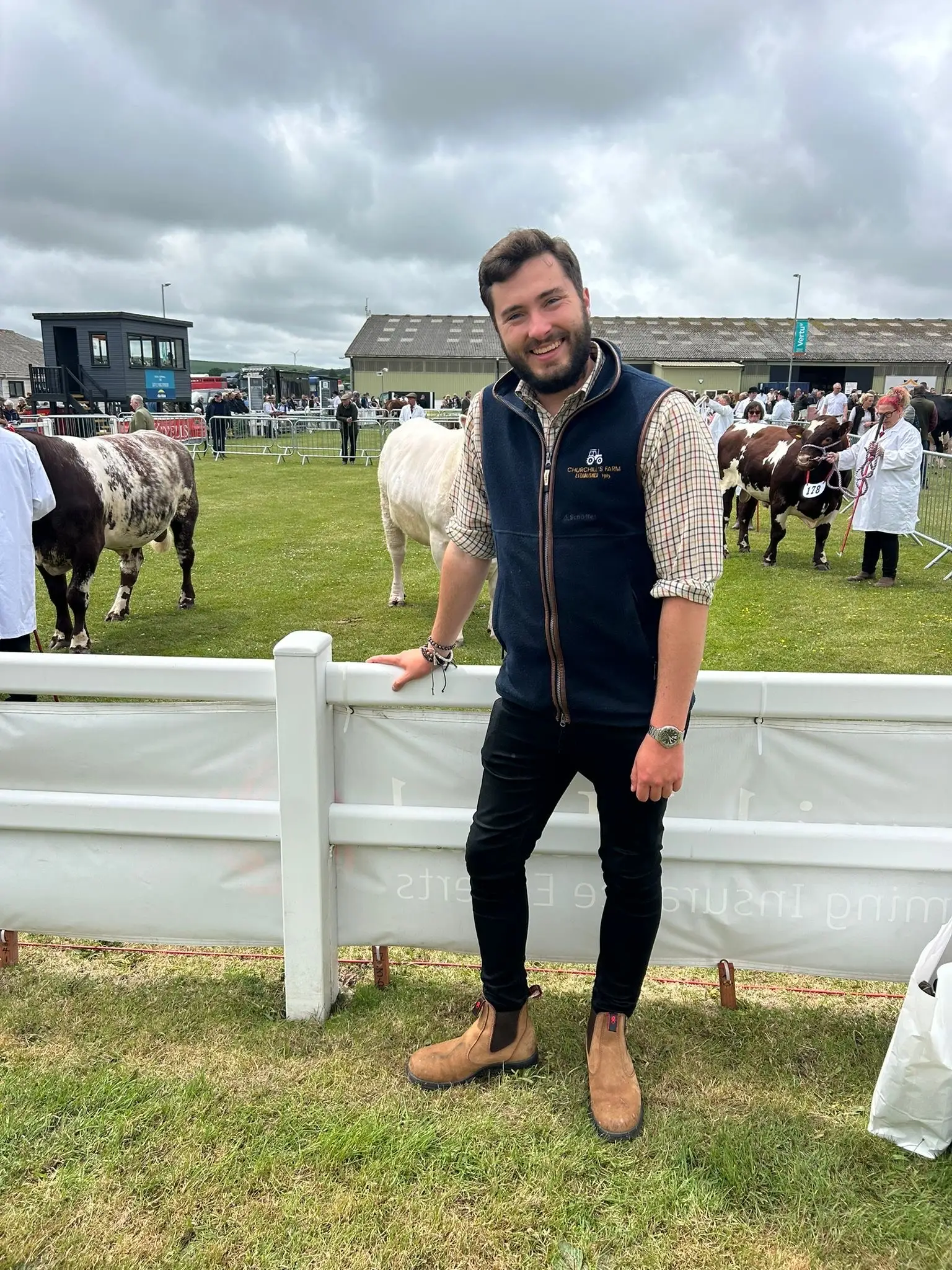 While Churchill's Farm's Harry revealed the series had inspired him to create agricultural content of his own (Supplied)