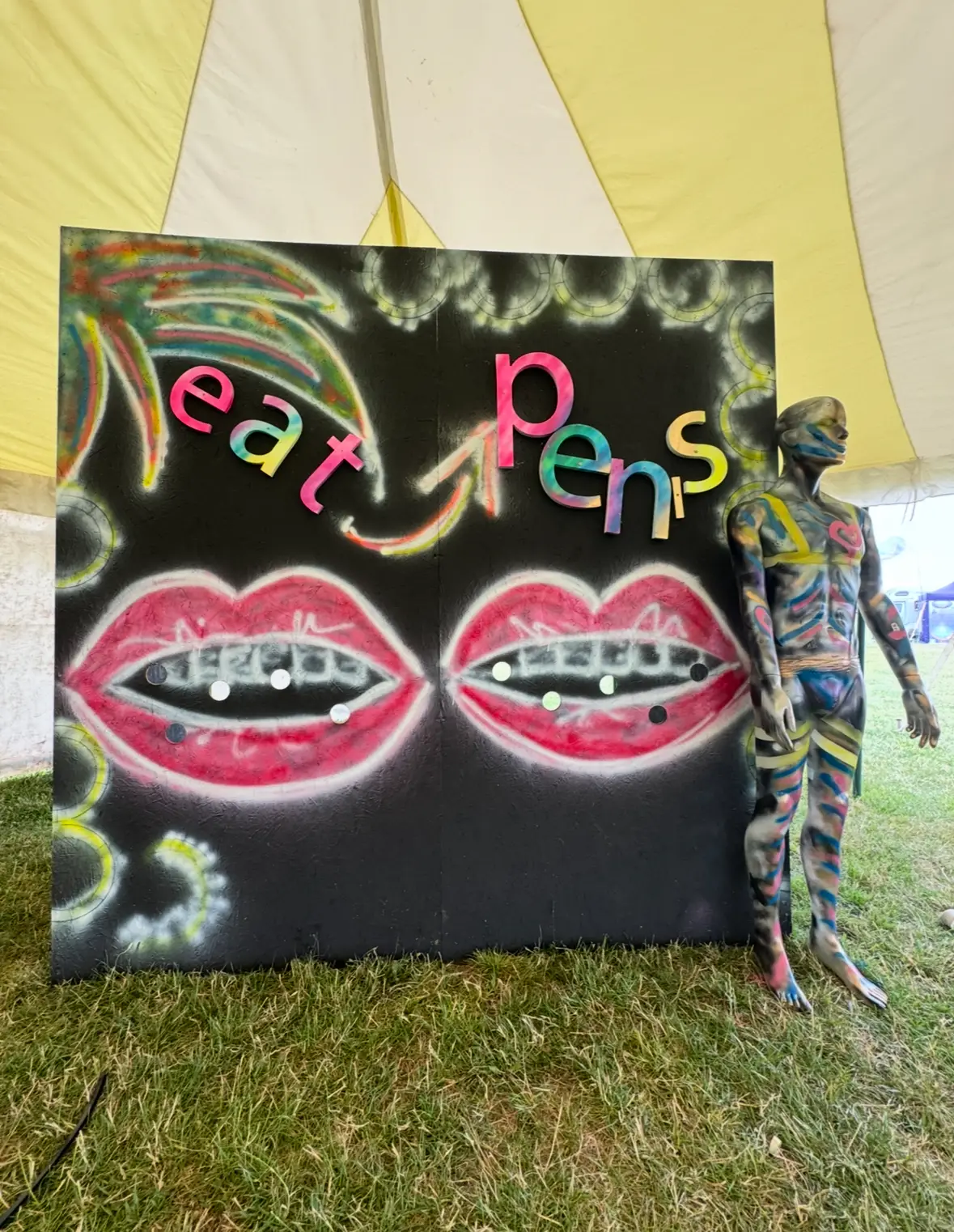 There were content areas, DJ sets and activities (Supplied)