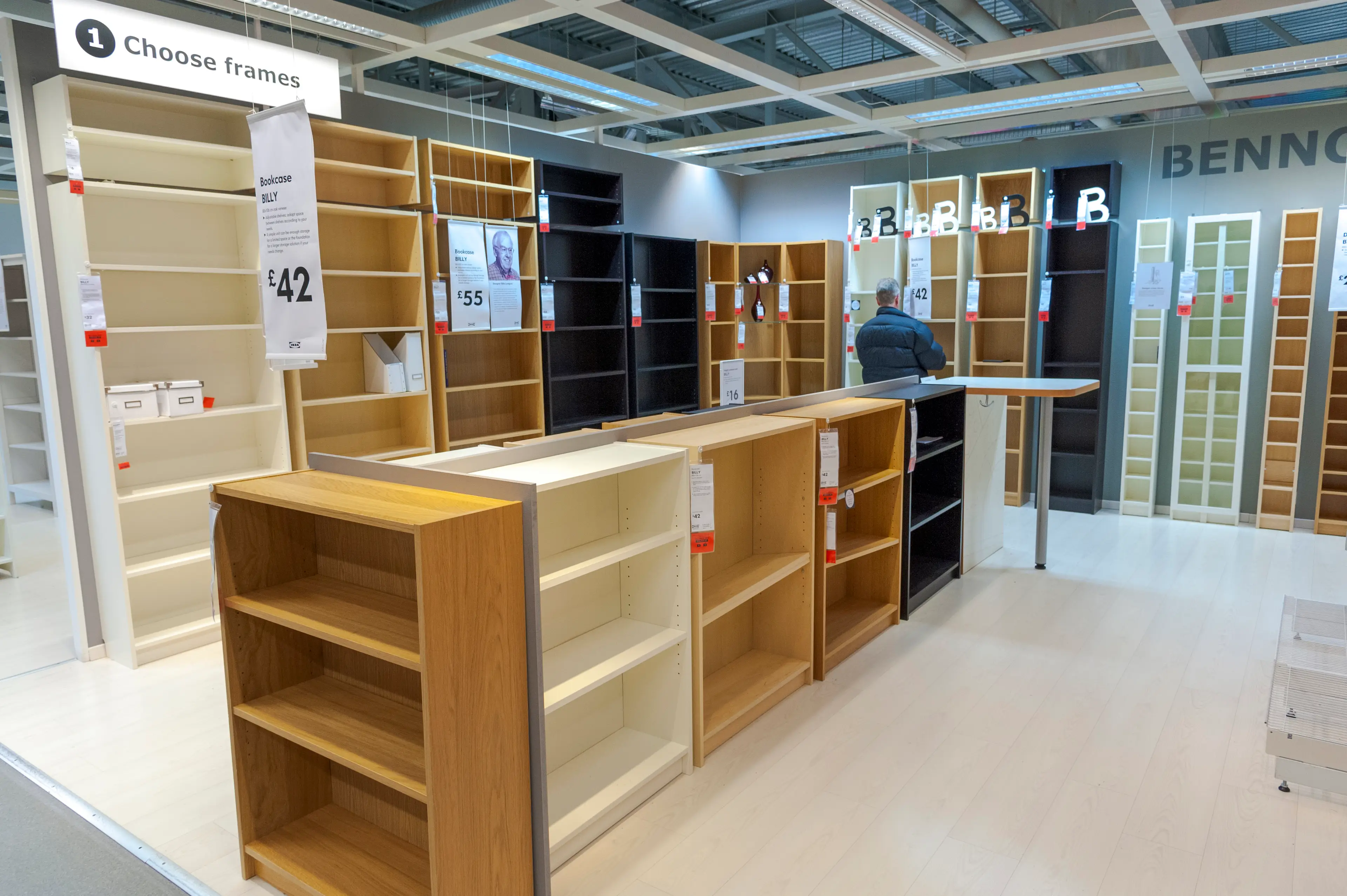 This one's a bookcase called BILLY. (Alex Segre/UCG/Universal Images Group via Getty Images)