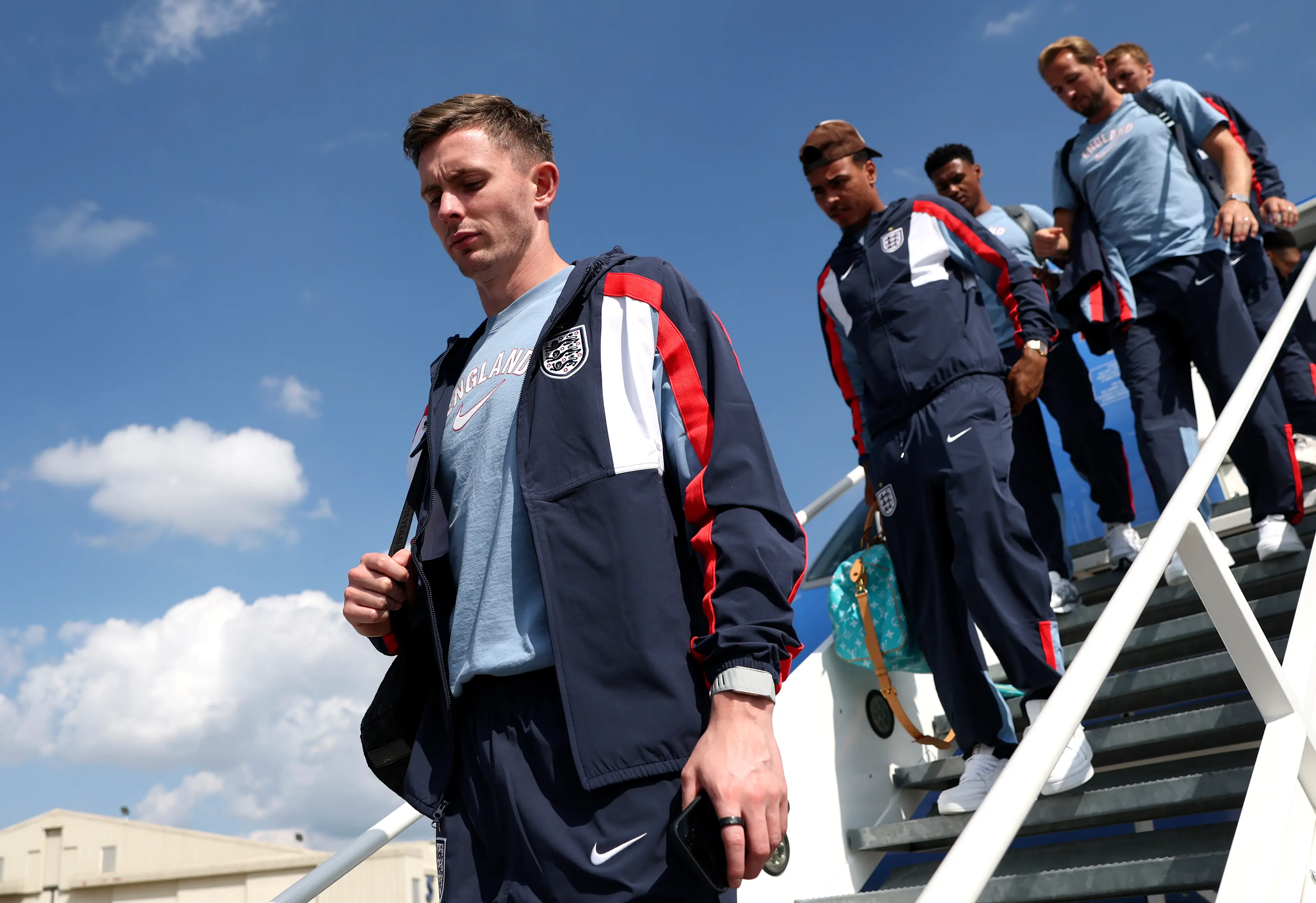 The squad arrived in Dallas yesterday (Eddie Keogh - The FA/The FA via Getty Images)