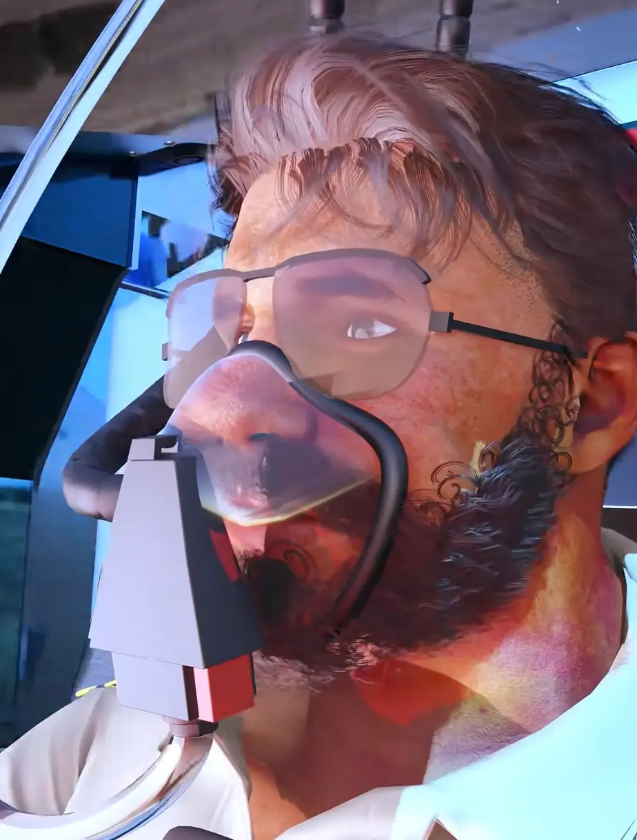 A lot of airlines don't allow pilots to have facial hair for a very important reason (Instagram/@zackdfilms)