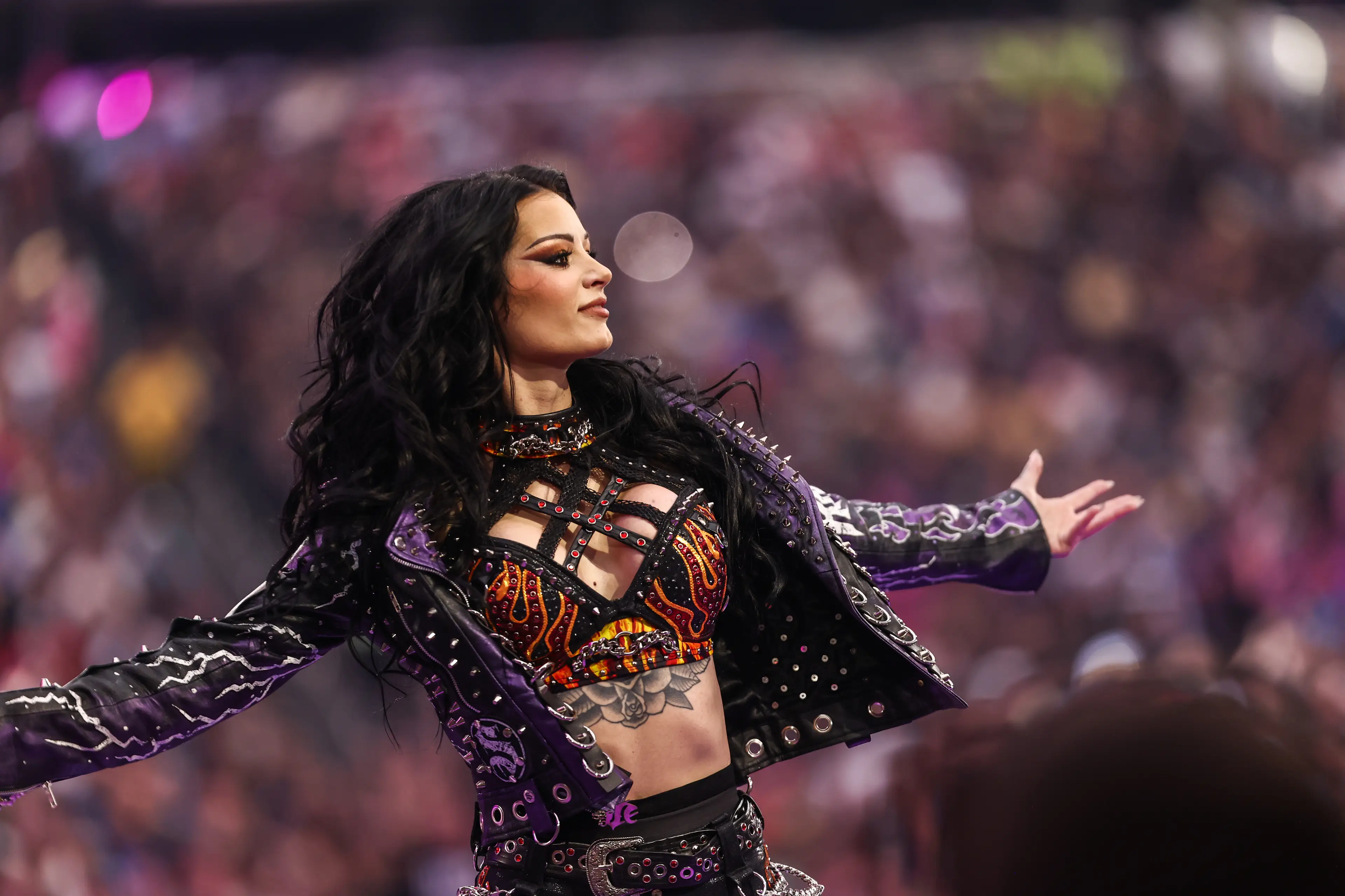 The WWE star made an epic return to the ring at WrestleMania 42 (Bradlee Rutledge/WWE via Getty Images)