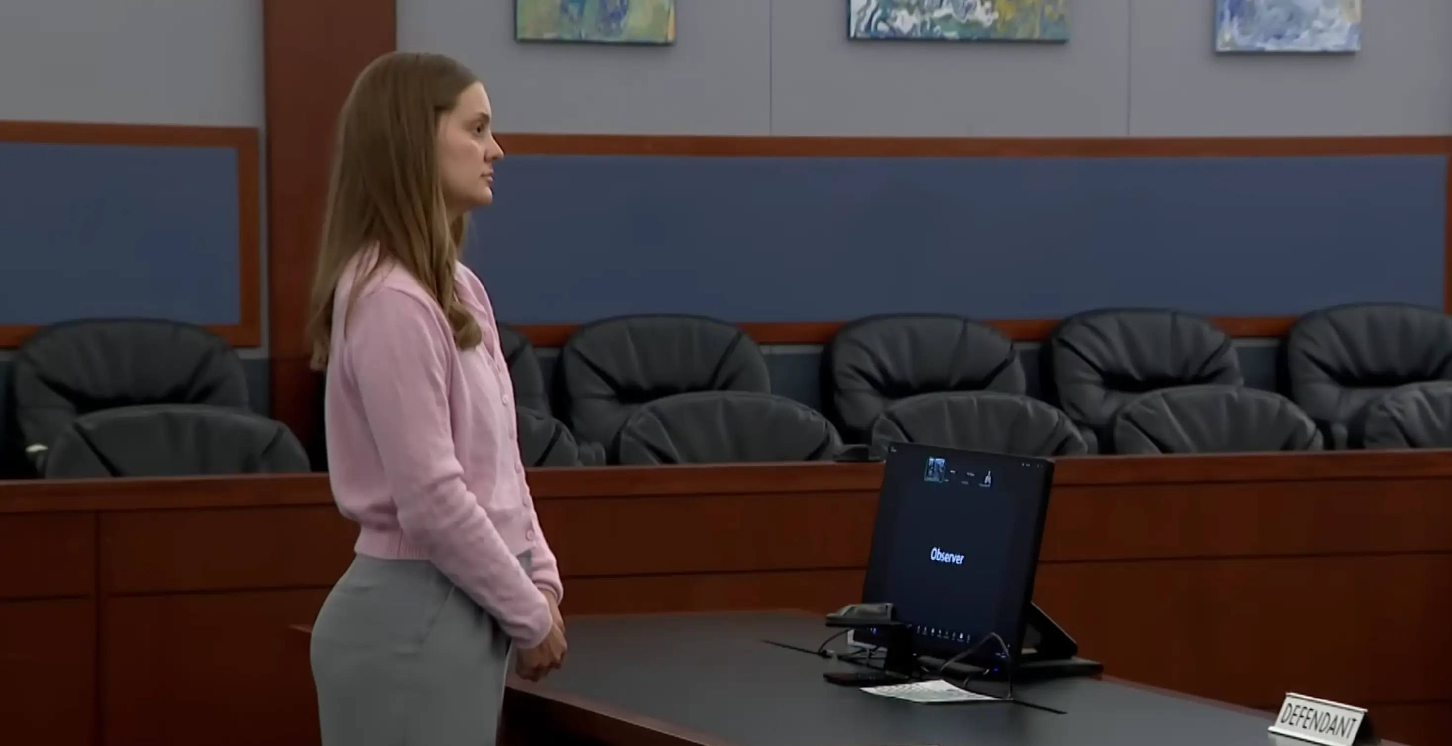 The so-called content creator kept playing the cancer card despite being free from the disease (Court TV)