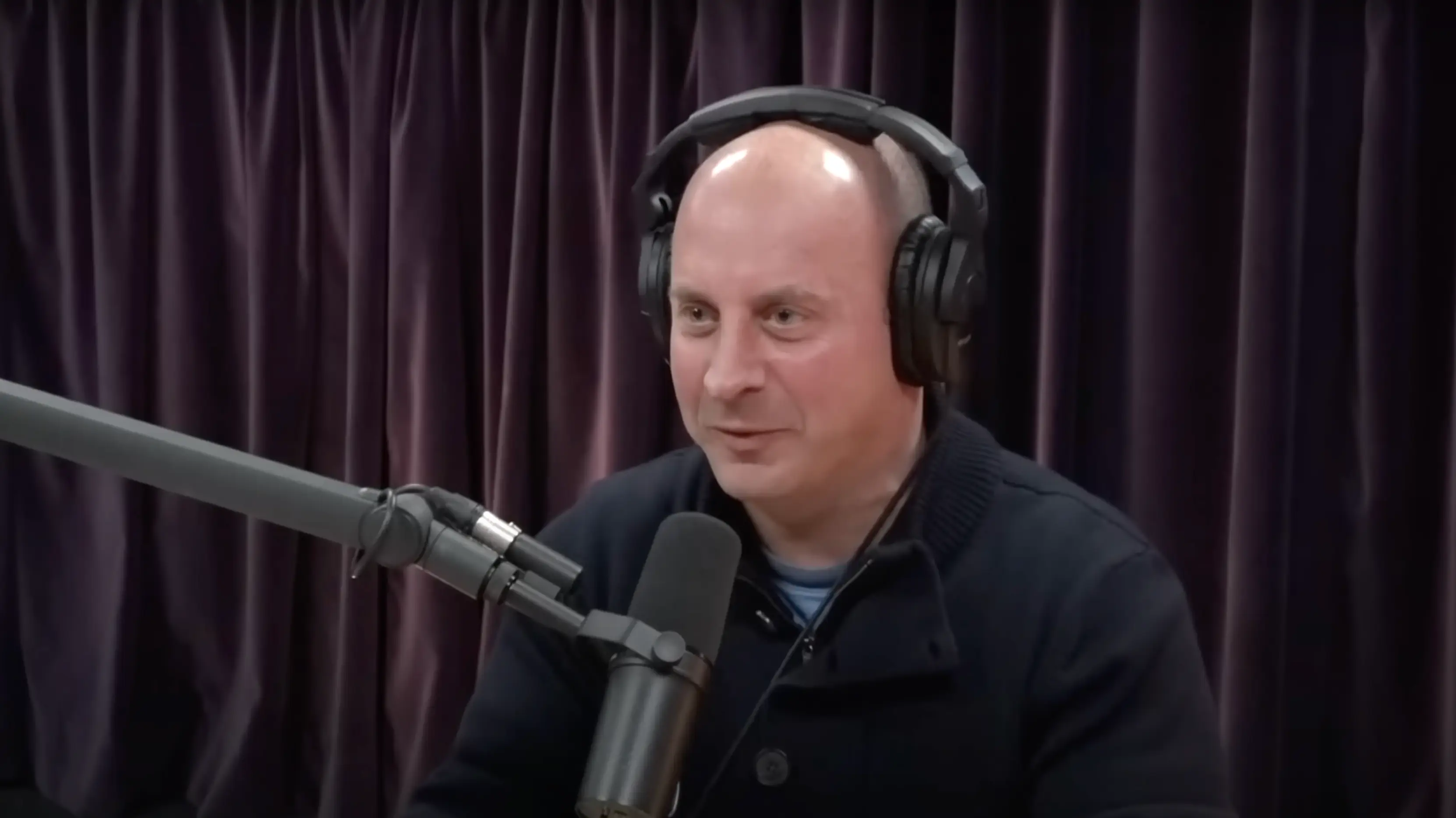 Reisman spoke about his terrifying encounter with an underwater beast as he nipped out to use the loo (Youtube/Joe Rogan Podcast)