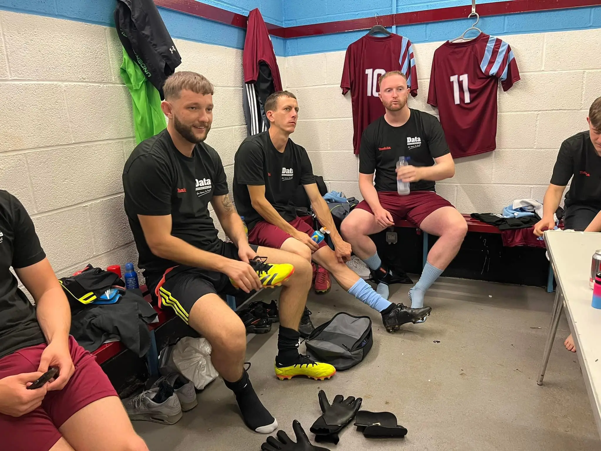 It's understood Avenue Hotspur FC were set upon after the match with various weapons, including baseball bats (X/Avenue Hotspur)