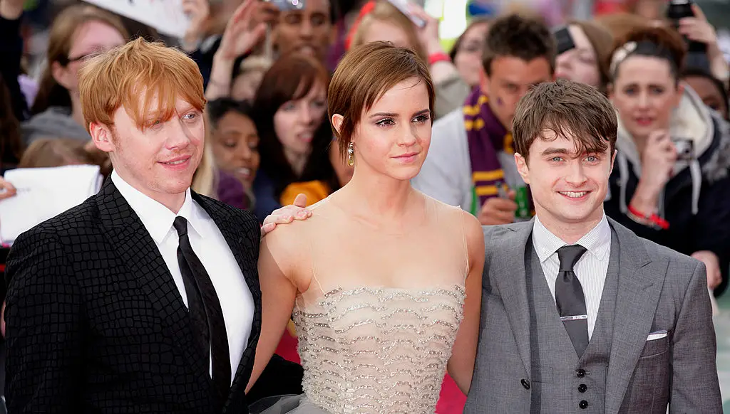 Daniel Radcliffe, Emma Watson and Rupert Grint achieved international stardom from the Harry Potter movies (Indigo/Getty Images)