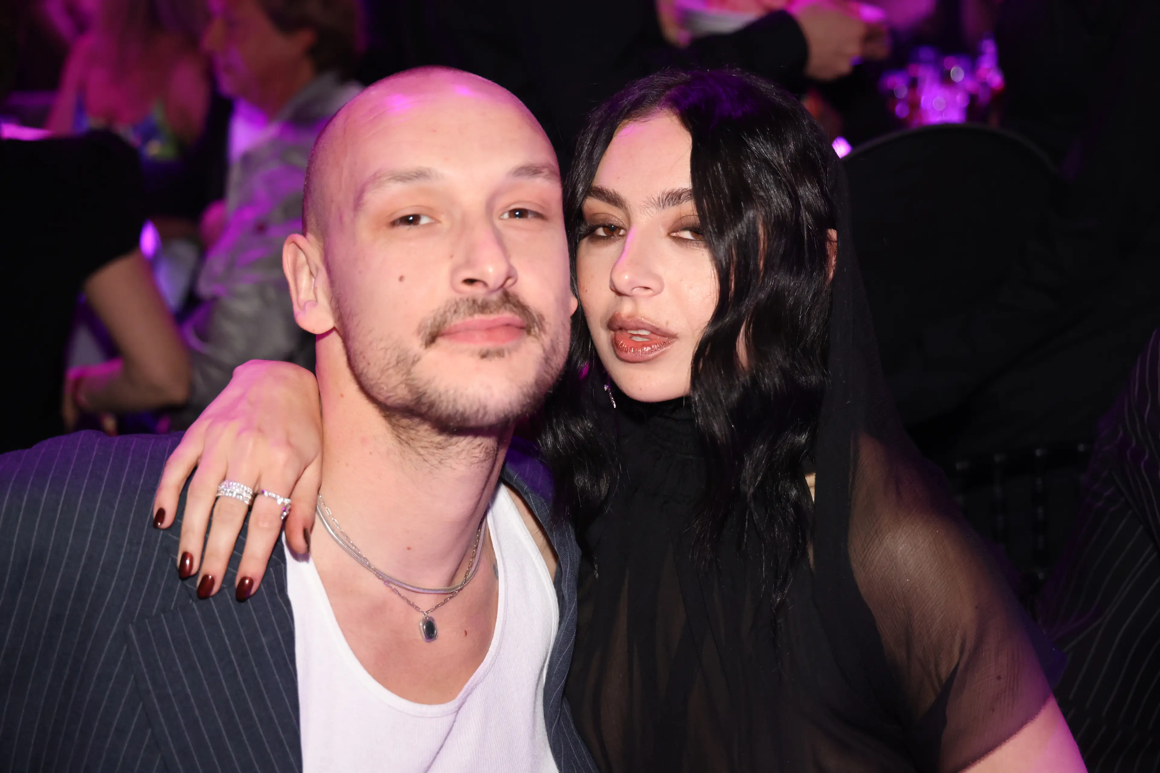 Charli XCX has a pretty well publicised relationship with her husband George, even releasing songs about her grappling with having kids with him (JMEnternational/Getty Images)