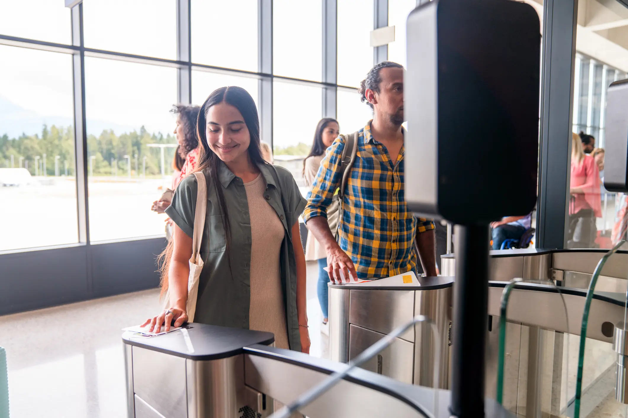 Contactless corridors could soon arrive in airports (Getty Stock Images)