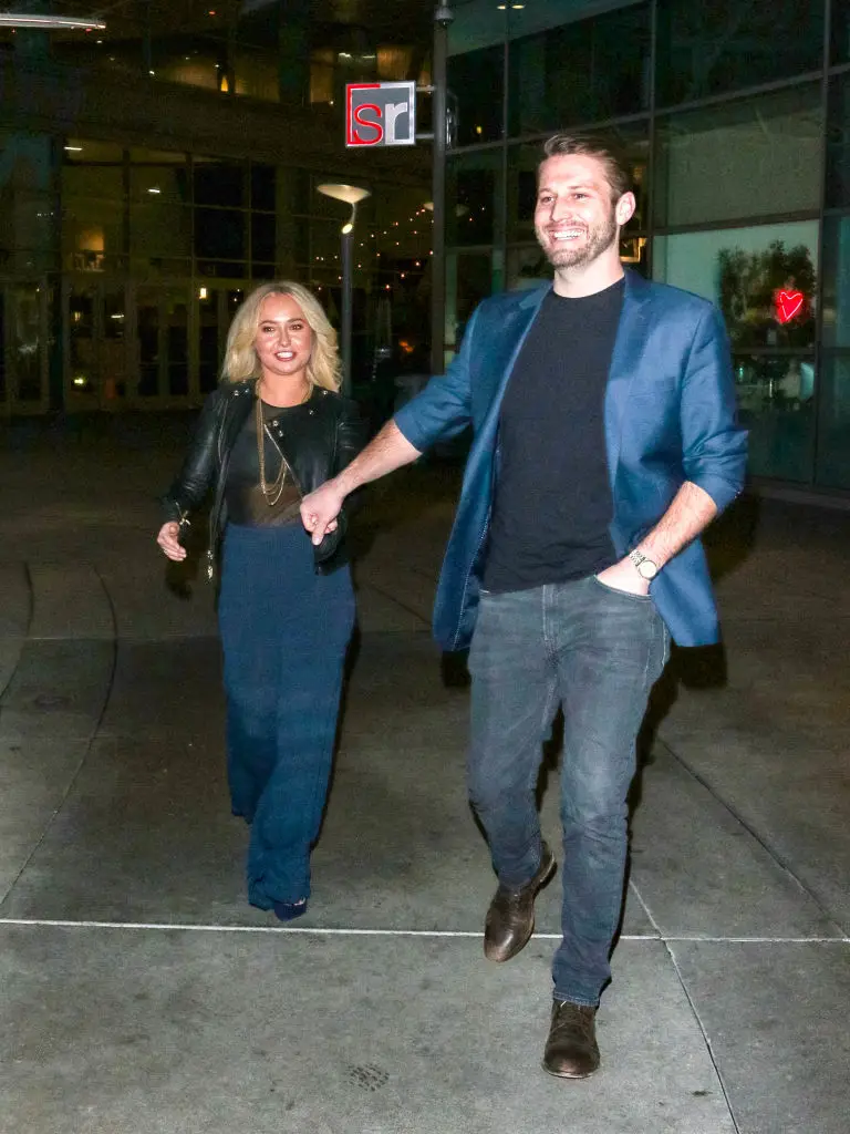 Hayden Panettiere with Brian Hickerson, who was present at the Airbnb when she was pronounced dead (gotpap/Bauer-Griffin/GC Images)