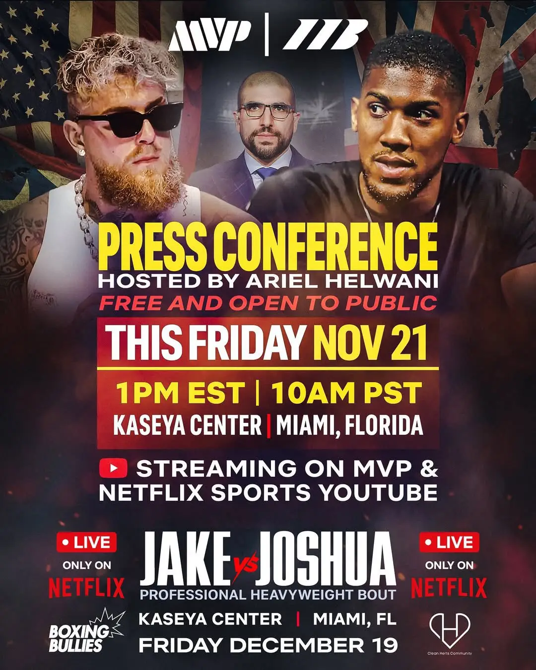 The fight is confirmed for 19 December (Jake Paul/X)