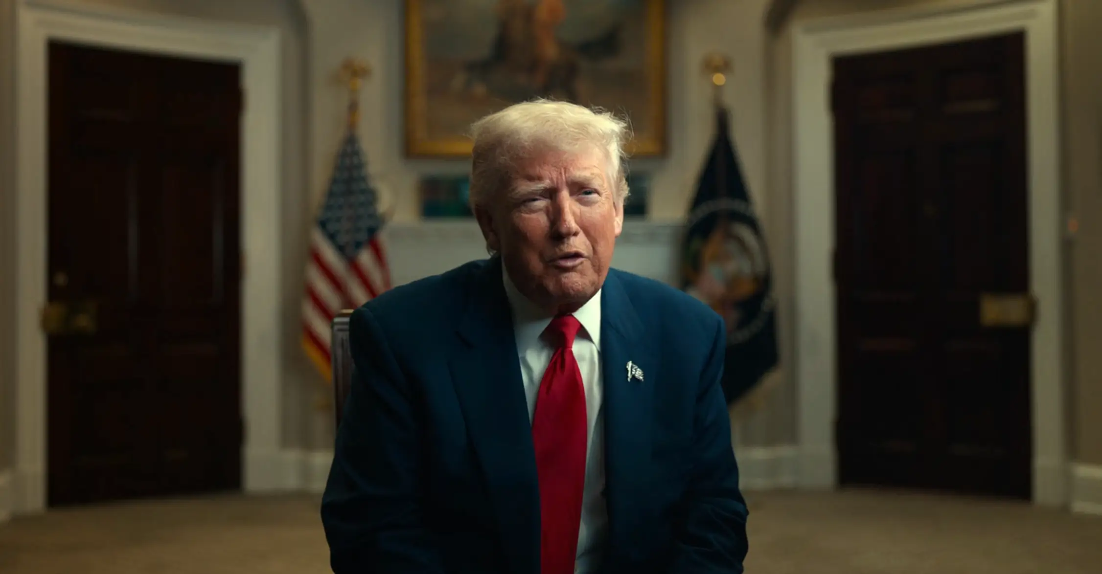Trump is interviewed for the Hulk Hogan doc (Netflix)