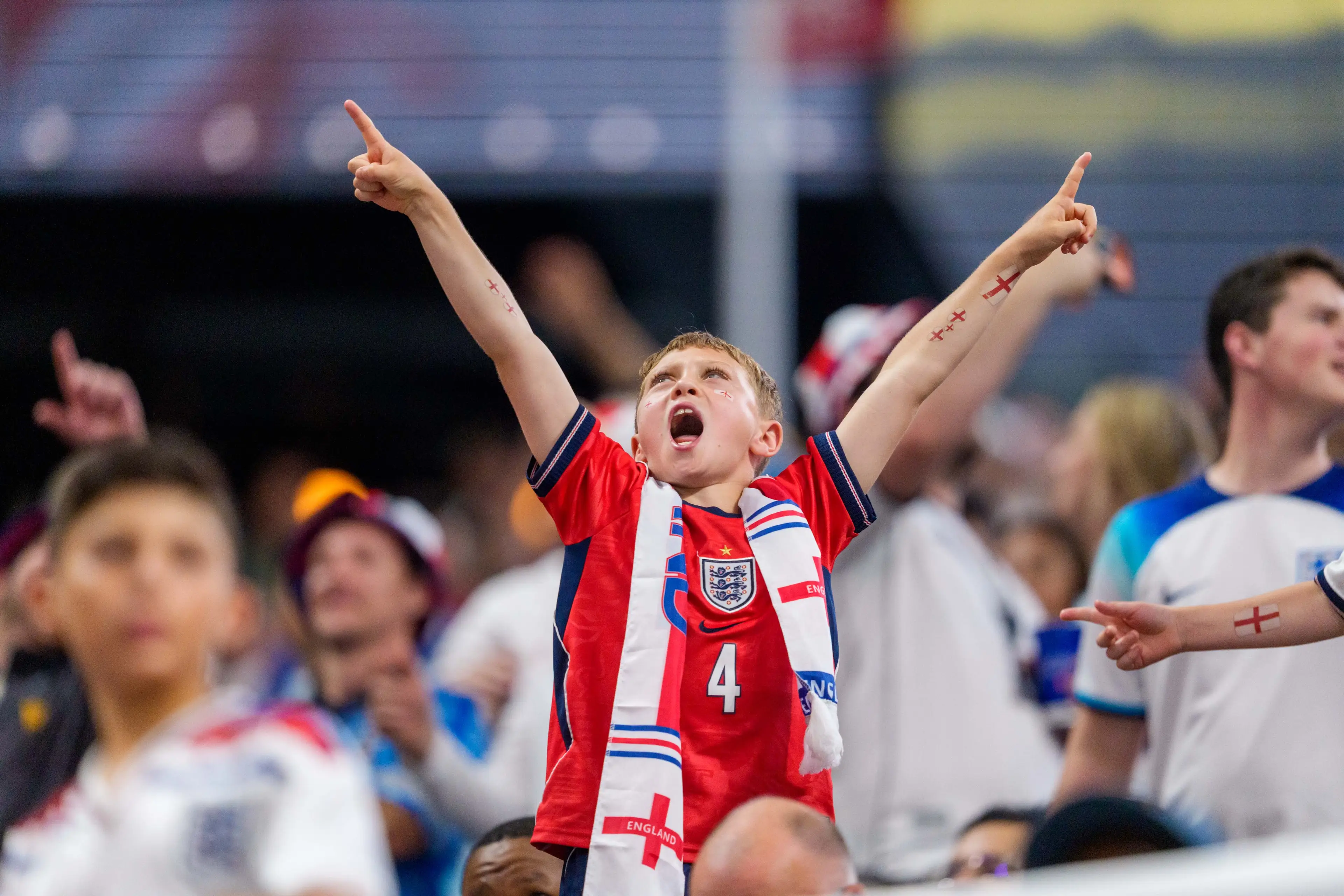 Some schools are allowing pupils who stay up to watch England take on Mexico to have a lie in (Andrew J. Clark/ISI Photos/ISI Photos via Getty Images)