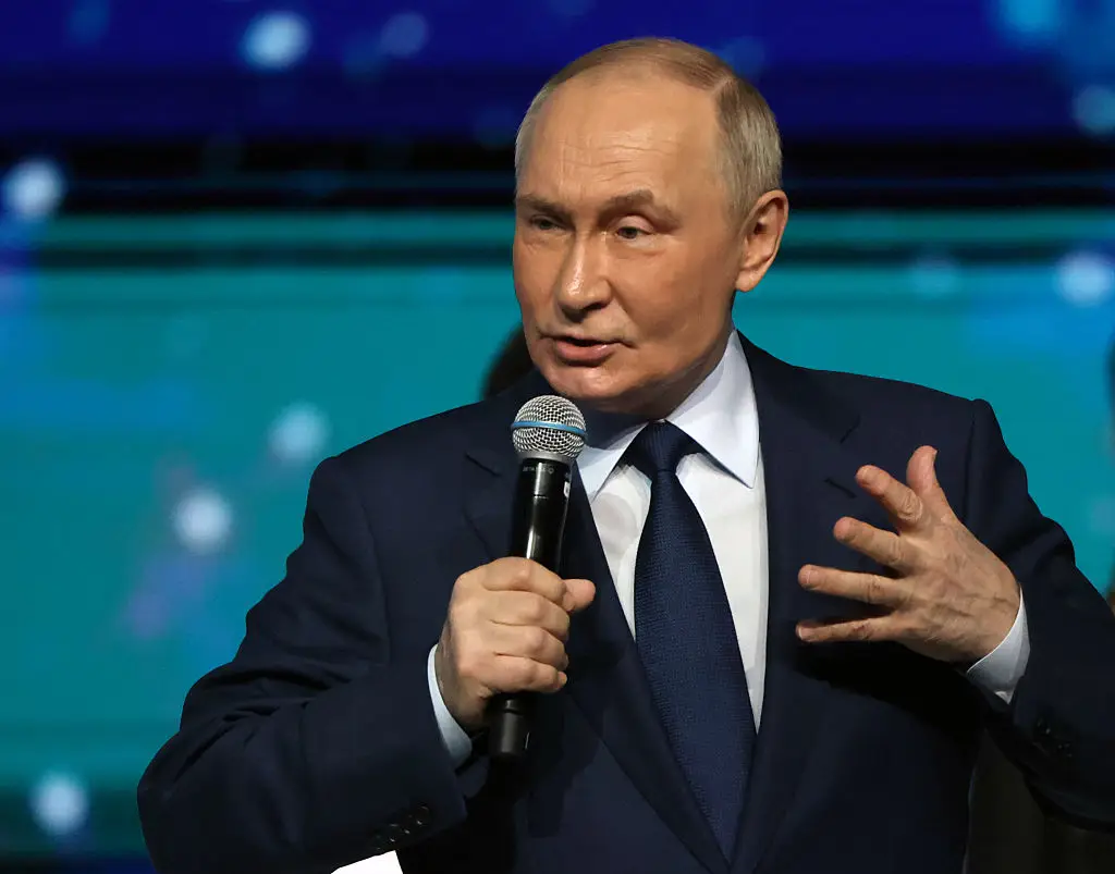 Vladimir Putin said a possible US annexation of Greenland was 'nothing to do with us' (Contributor/Getty Images)