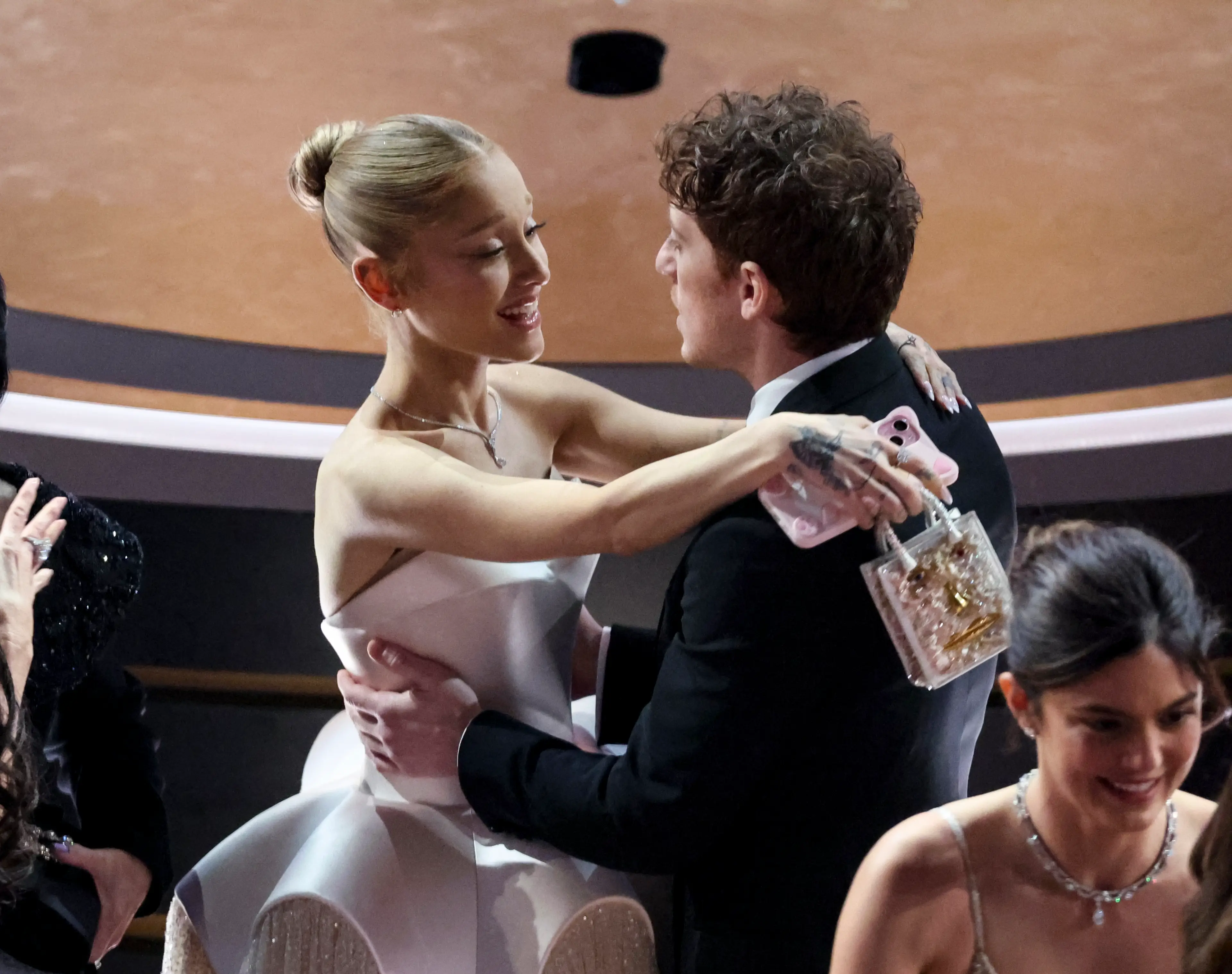 Ariana Grande and Ethan Slater (Rich Polk/Penske Media via Getty Images)