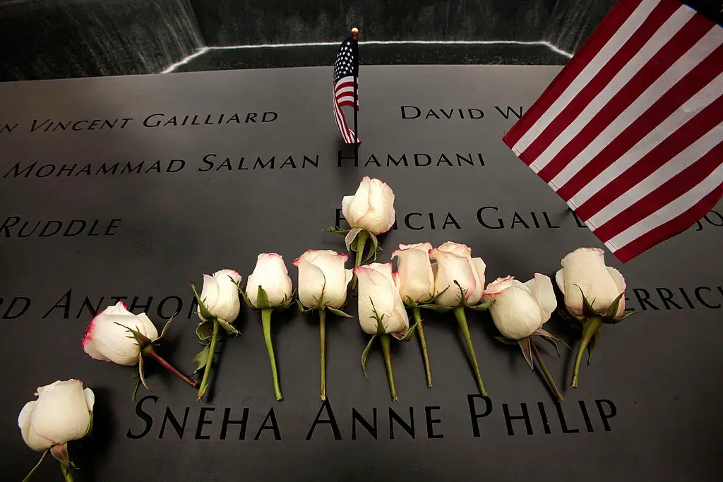 Thanks to her family's efforts Sneha was recognised as one of the victims of 9/11 (Carolyn Cole-Pool/Getty Images)
