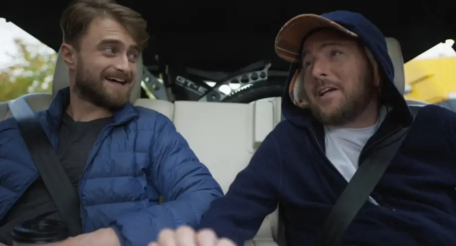 Daniel Radcliffe and David Holmes worked together on Harry Potter and the Deathly Hallows (SKY)