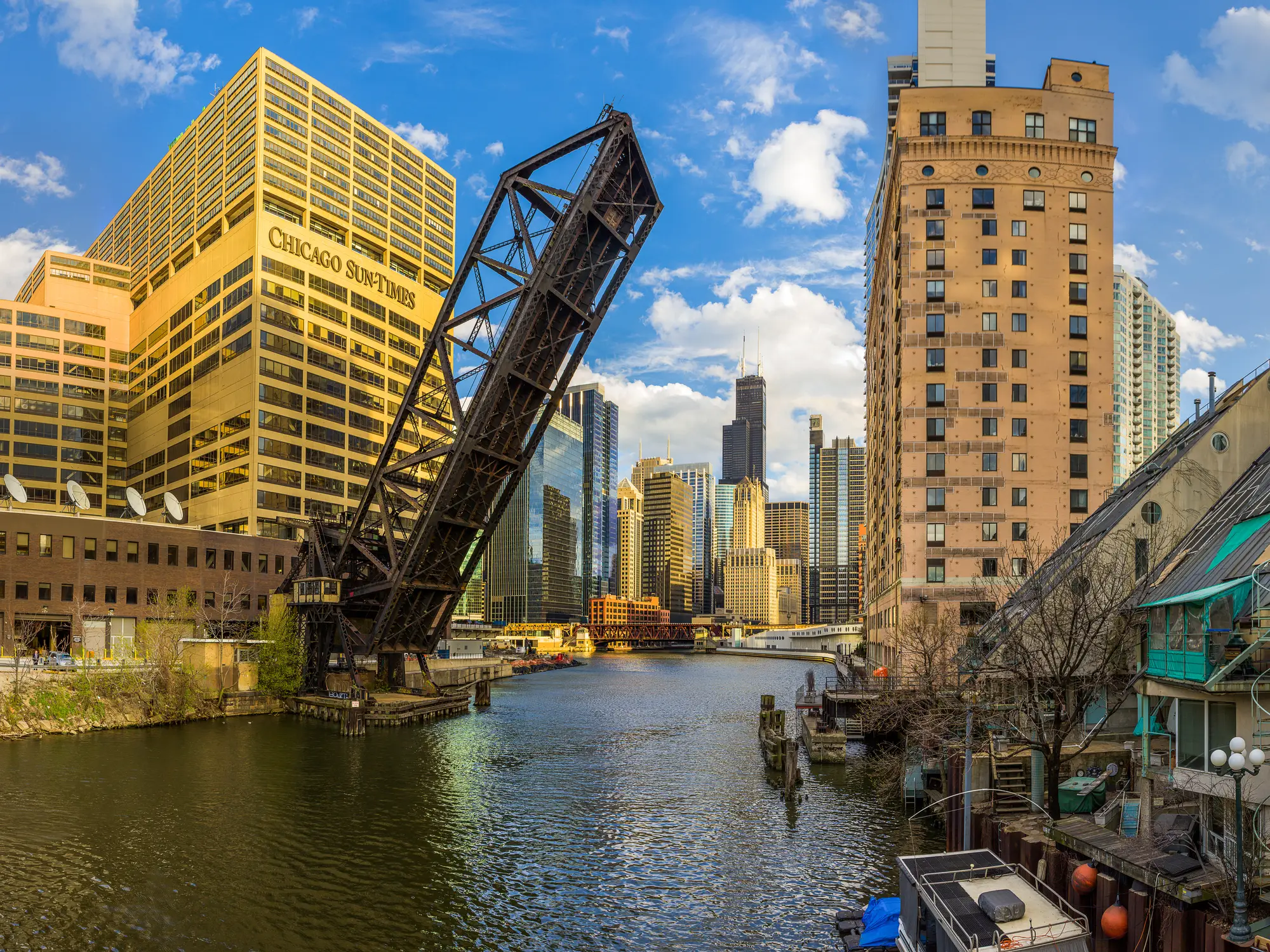 The Kinzie bridge in Chicago (Tim Boyle/Getty Images)