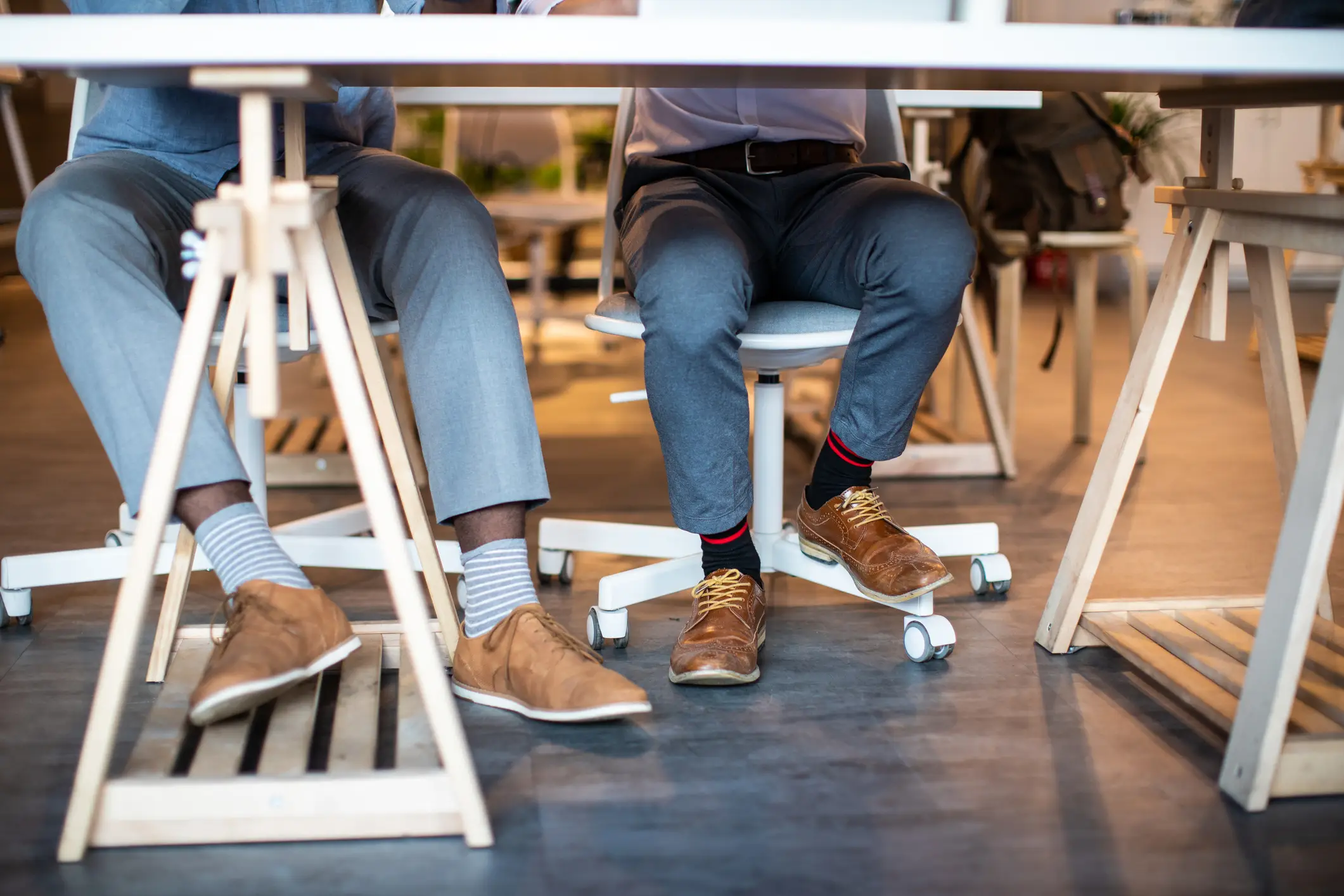 Your leg shaker mate might be anxious (Getty Stock Image)
