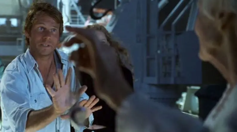 The scene didn't make the cut.