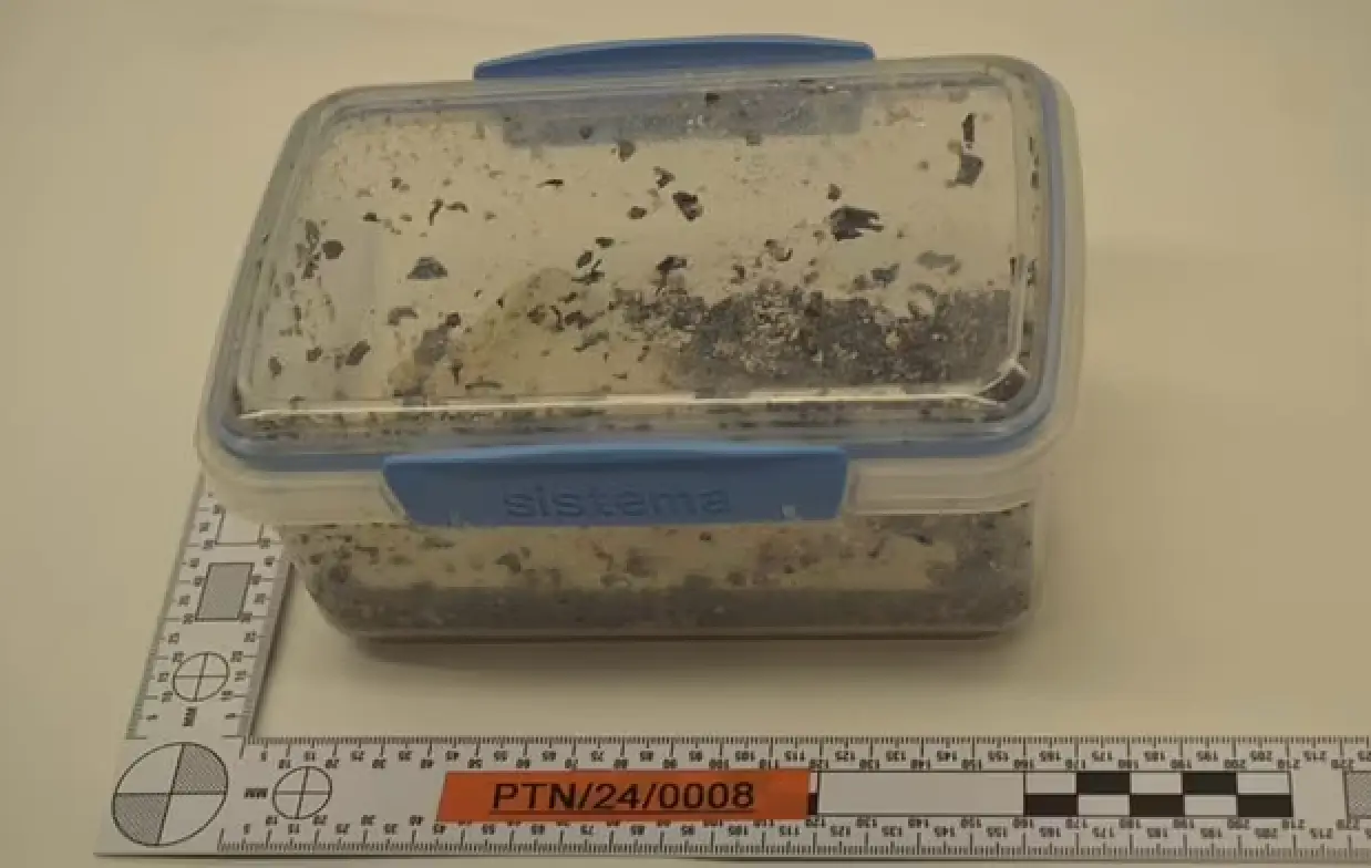 Police found a sealed container that had ricin in it. (Merseyside Police)