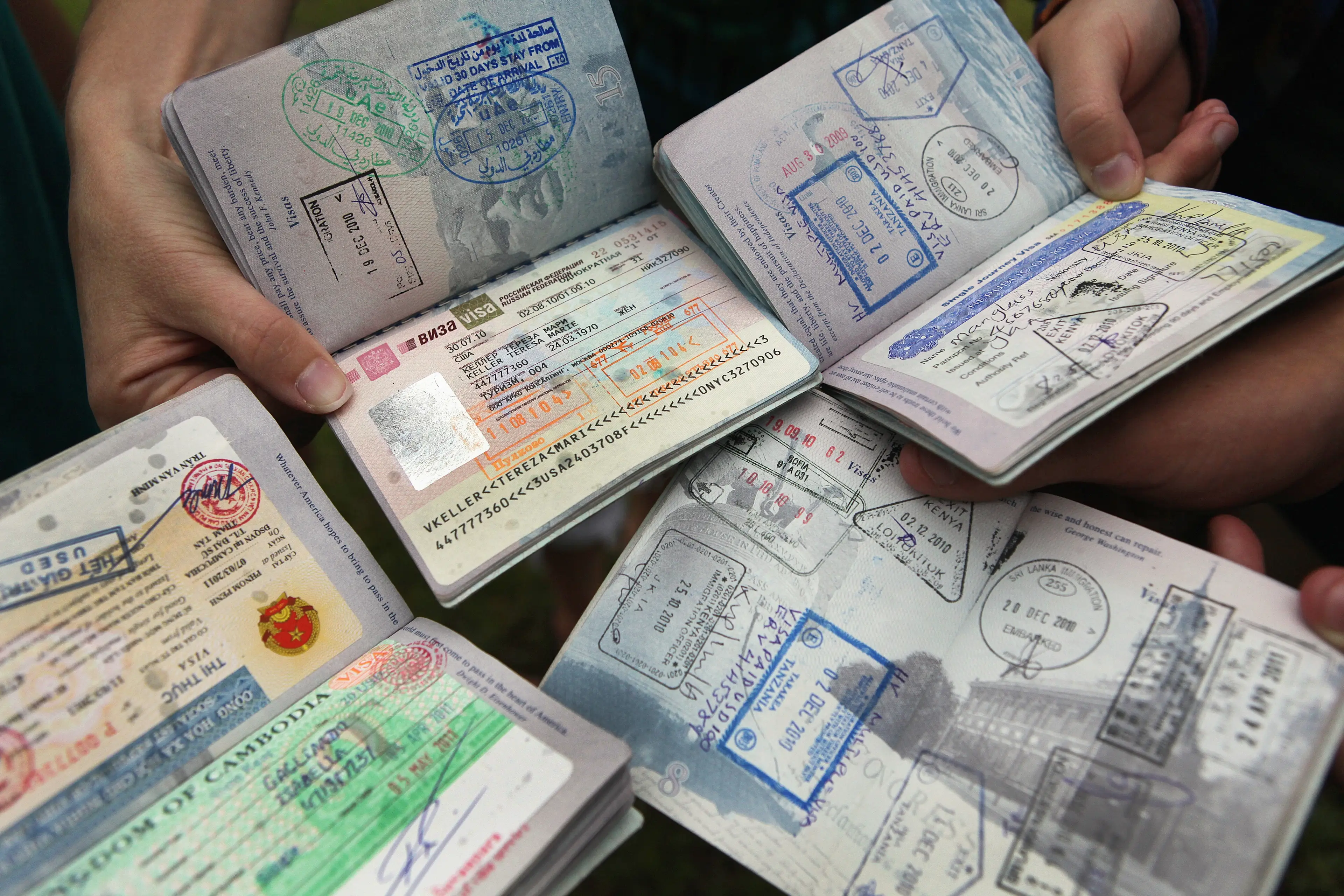 The annual ranking is released by the Henley Passport Index  (Wendy Maeda/The Boston Globe via Getty Images)