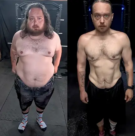 Josh has lost 9.5 stone in eight months (YouTube/Mr. Joshua)